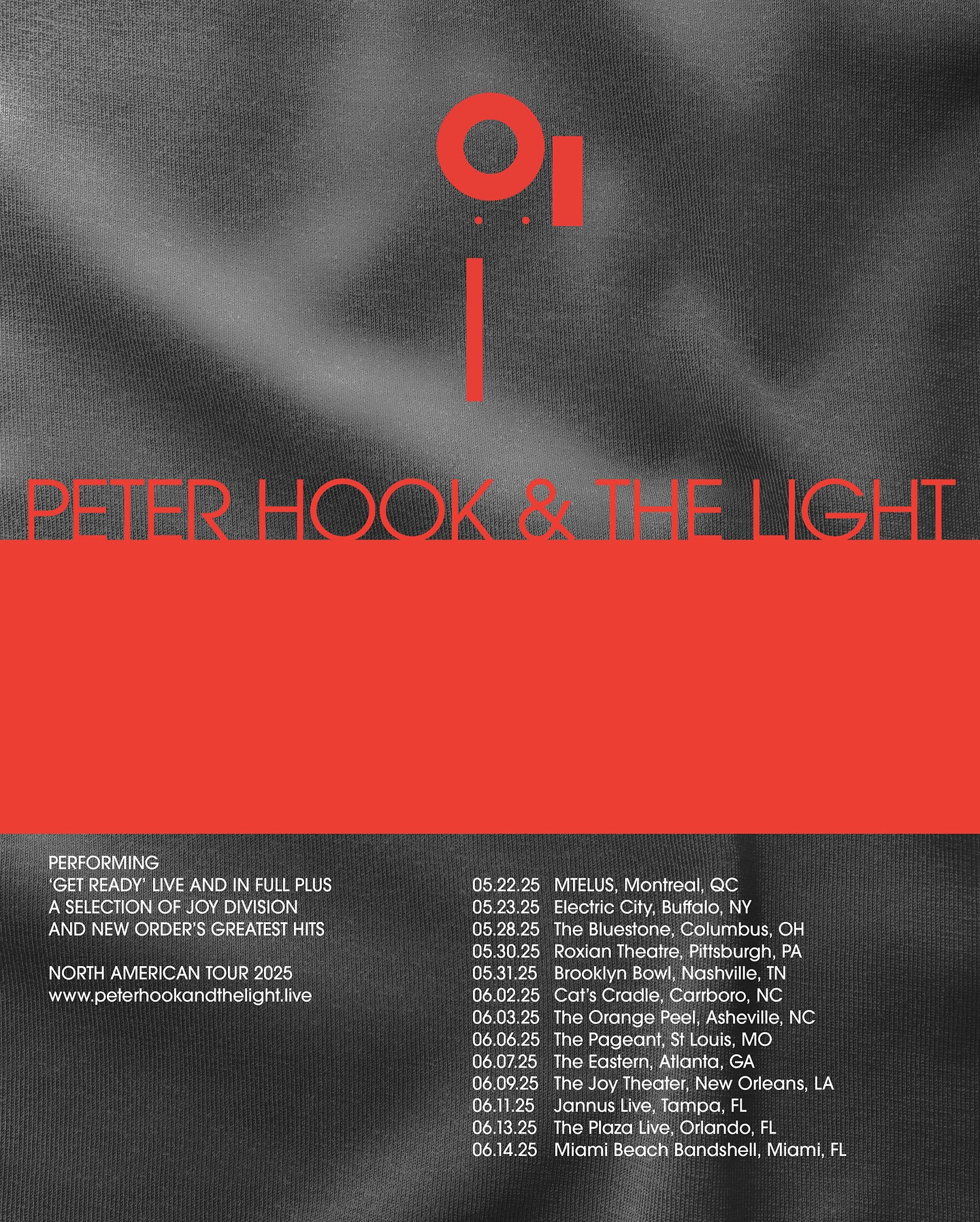 Peter Hook & The Light Launch North American Tour With ‘Get Ready’ Live New Order’s album in full, then switching into iconic Joy Division classics coast to coast