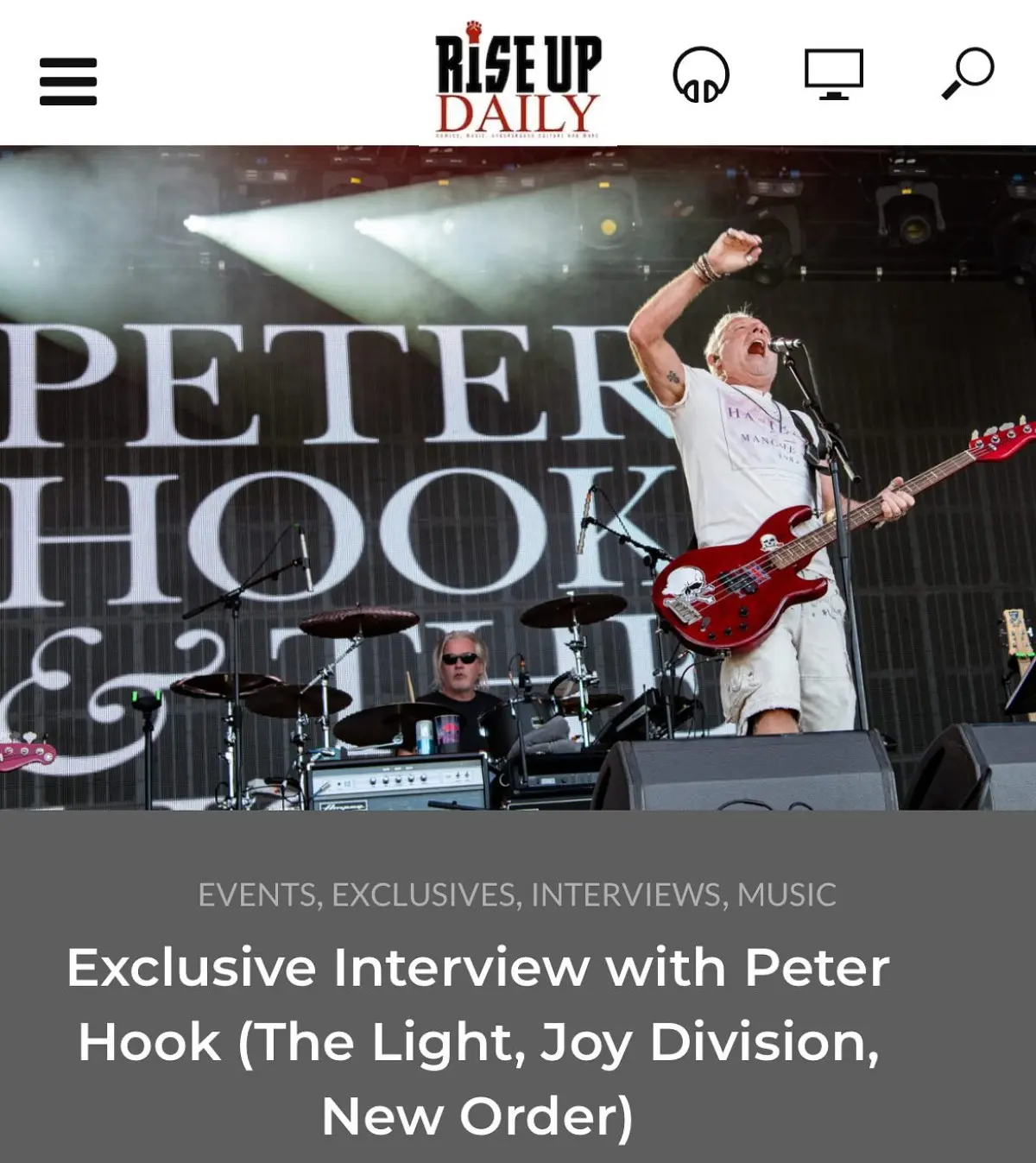 Peter Hook & The Light North American Tour 2025 Experience Joy Division and New Order hits as Hook and team electrify North America 2025!!