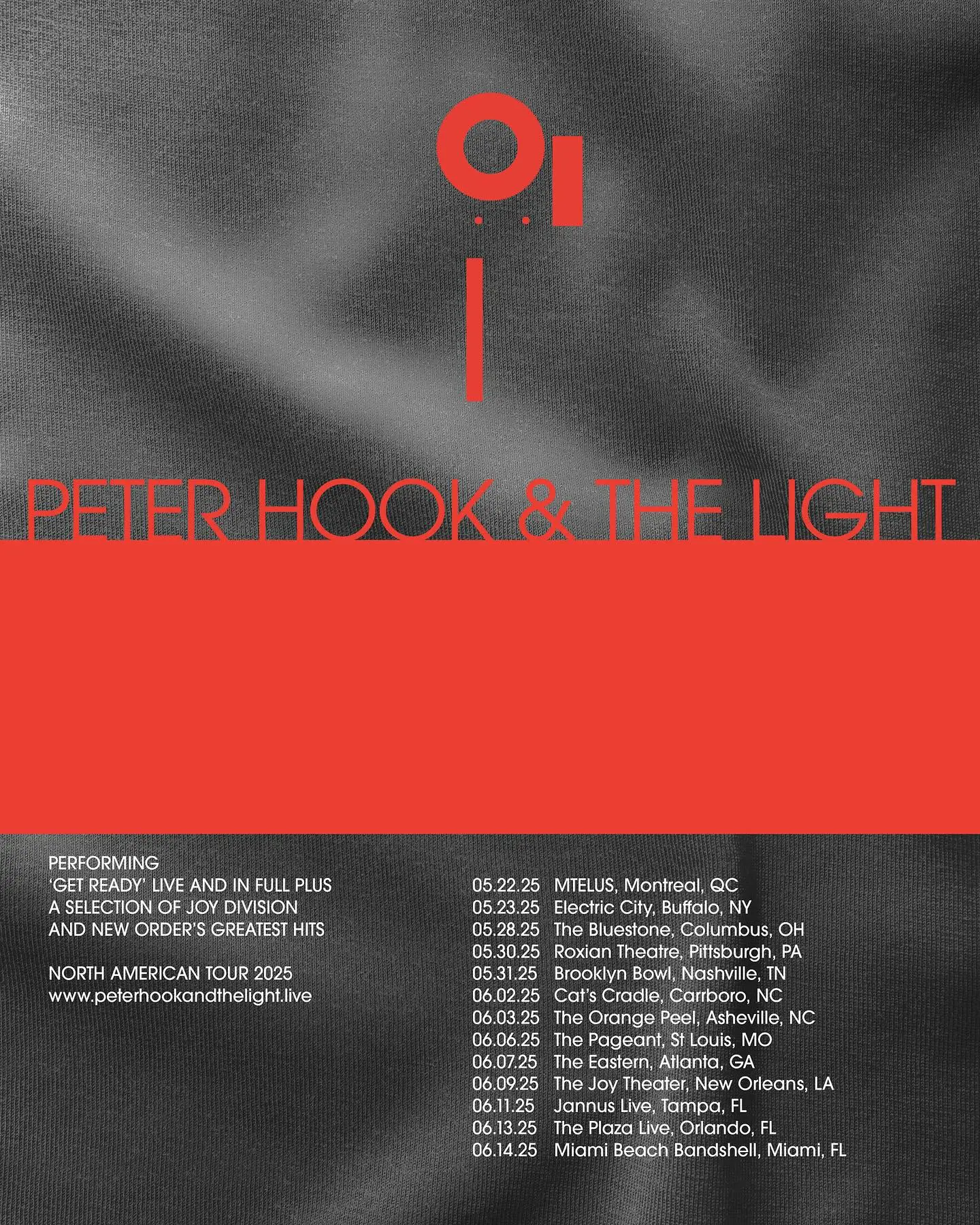 Peter Hook & The Light North American Tour Dates Announced