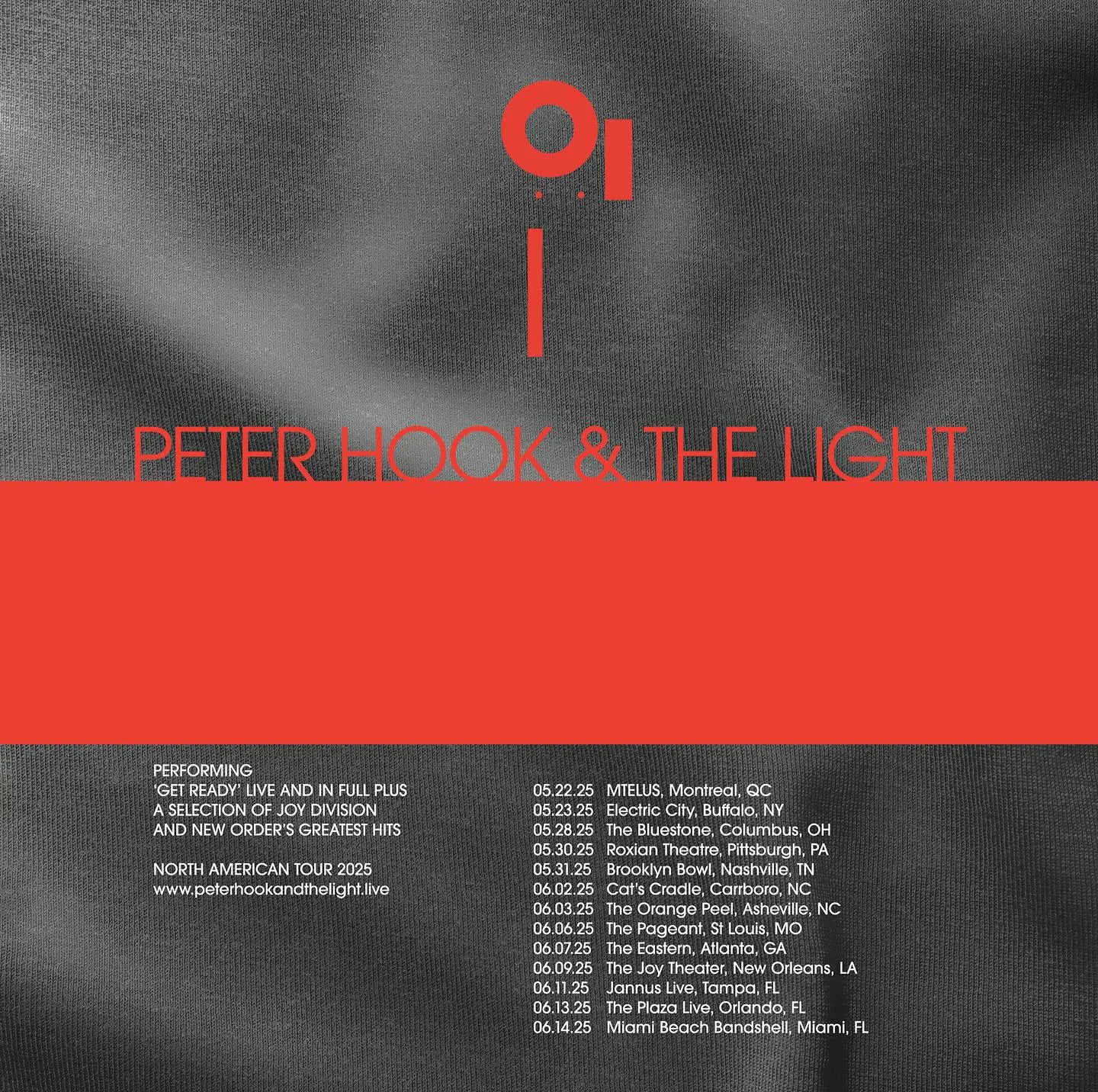 Peter Hook & The Light North American Tour