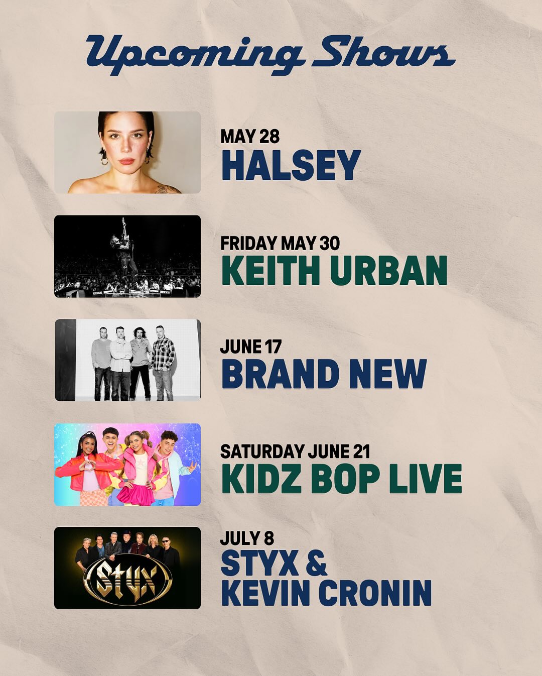 PNC Music Pavilion Announces 35+ Upcoming Shows