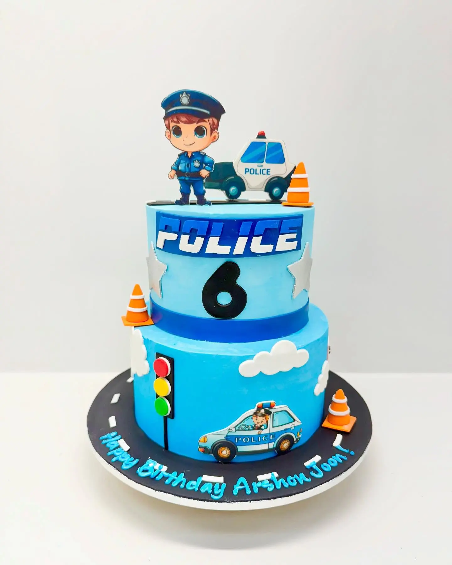 Police Cake Celebrates Child’s Birthday