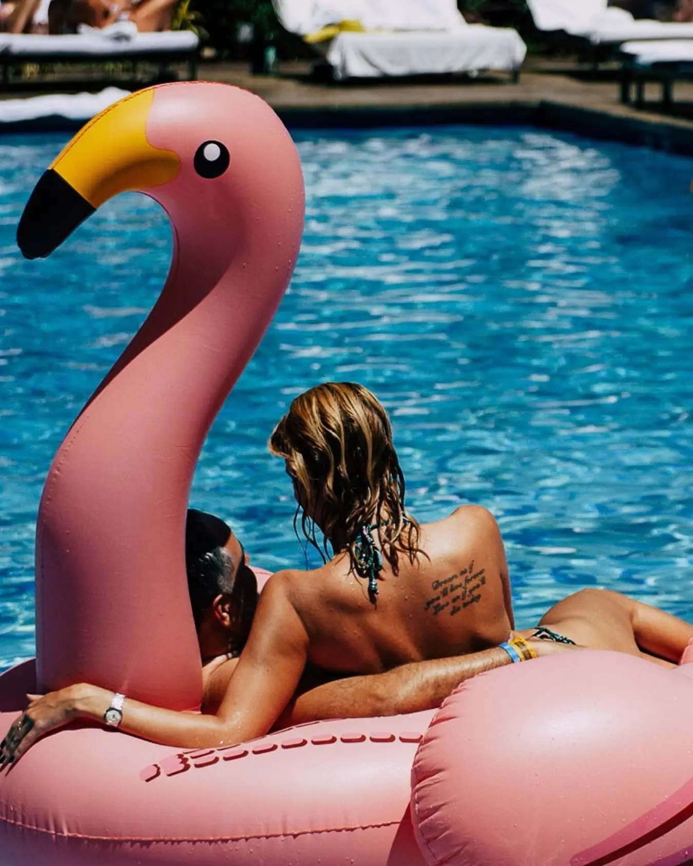 Poolside Relaxation At The Hollywood Roosevelt Sun, water and luxury vibe await as guests unwind with tanning, floating and weekend chill.
