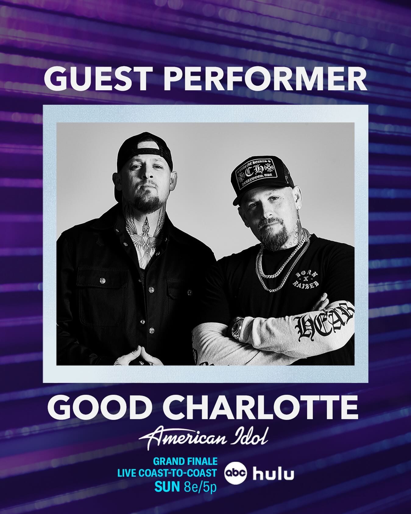 Get ready for an electrifying pop punk show this Sunday with iconic band Good Charlotte!!!