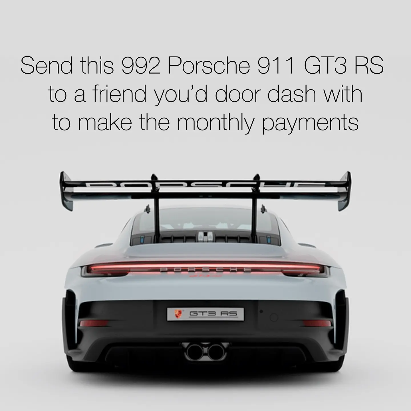 Porsche GT3 RS As Uber Eats Delivery A jaw-dropping automotive twist where a Porsche GT3 RS becomes the delivery route's star!!