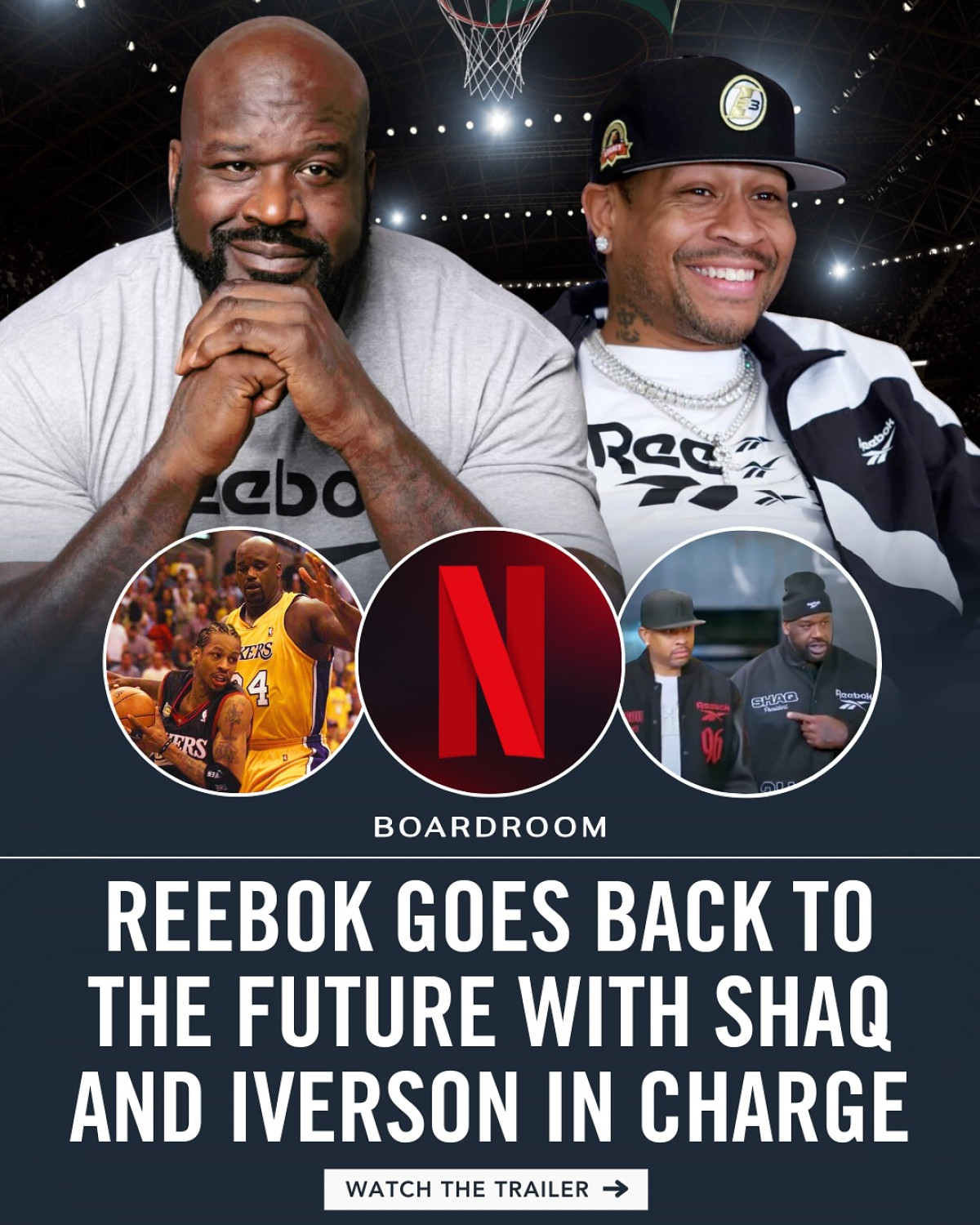 Power Moves: Reebok’s Bold Comeback Shaquille O’Neal heads Reebok’s resurgence on Netflix in a dynamic six-part series journey.