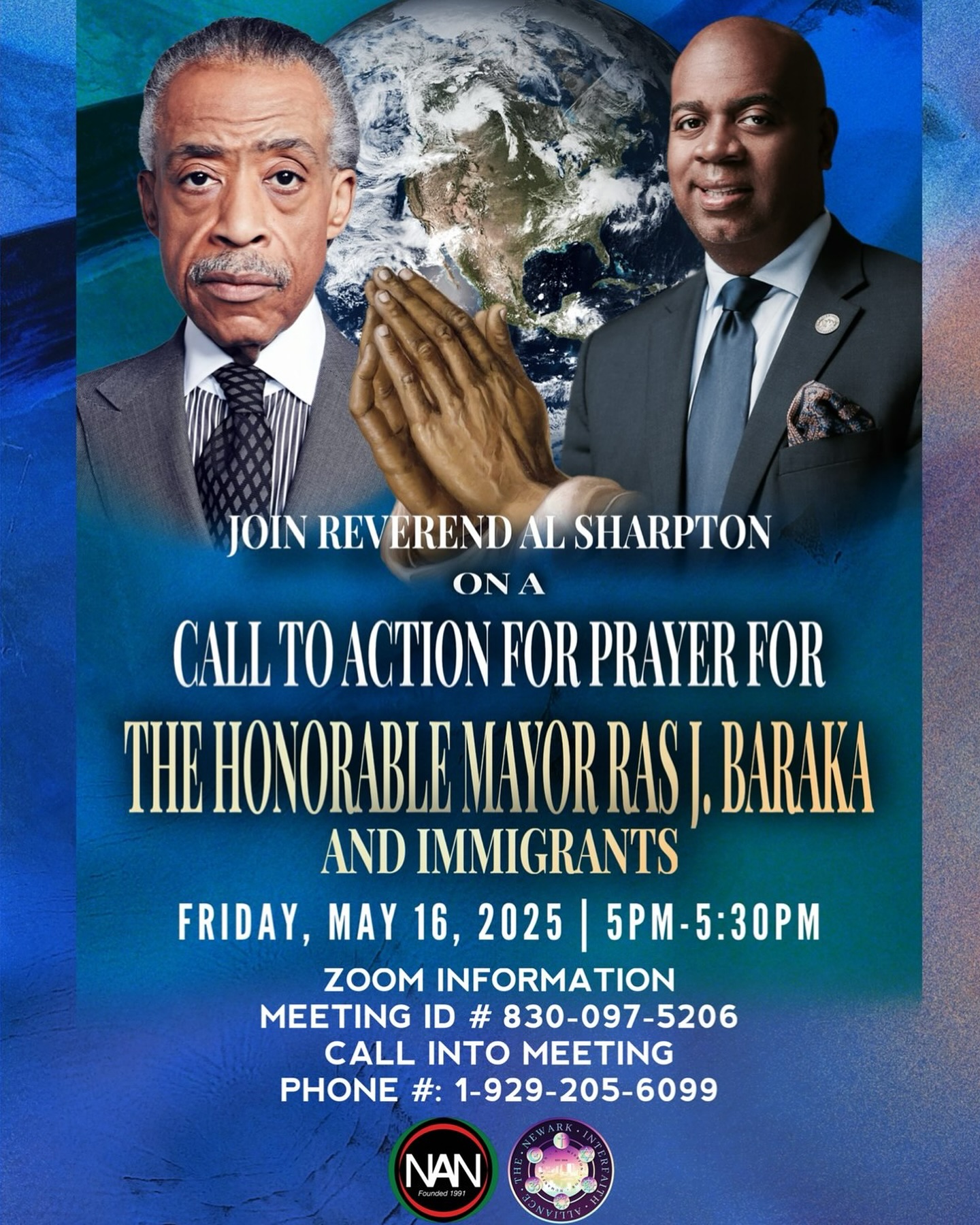 Prayer Call For Mayor Baraka Amid Political Scapegoating Join a Zoom event May 16 uniting in spirit to advance justice sanctuary and migrant rights