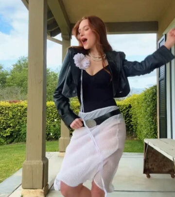 Larsen Thompson ignites vibrant energy ahead of a star-studded, stylish evening affair now.