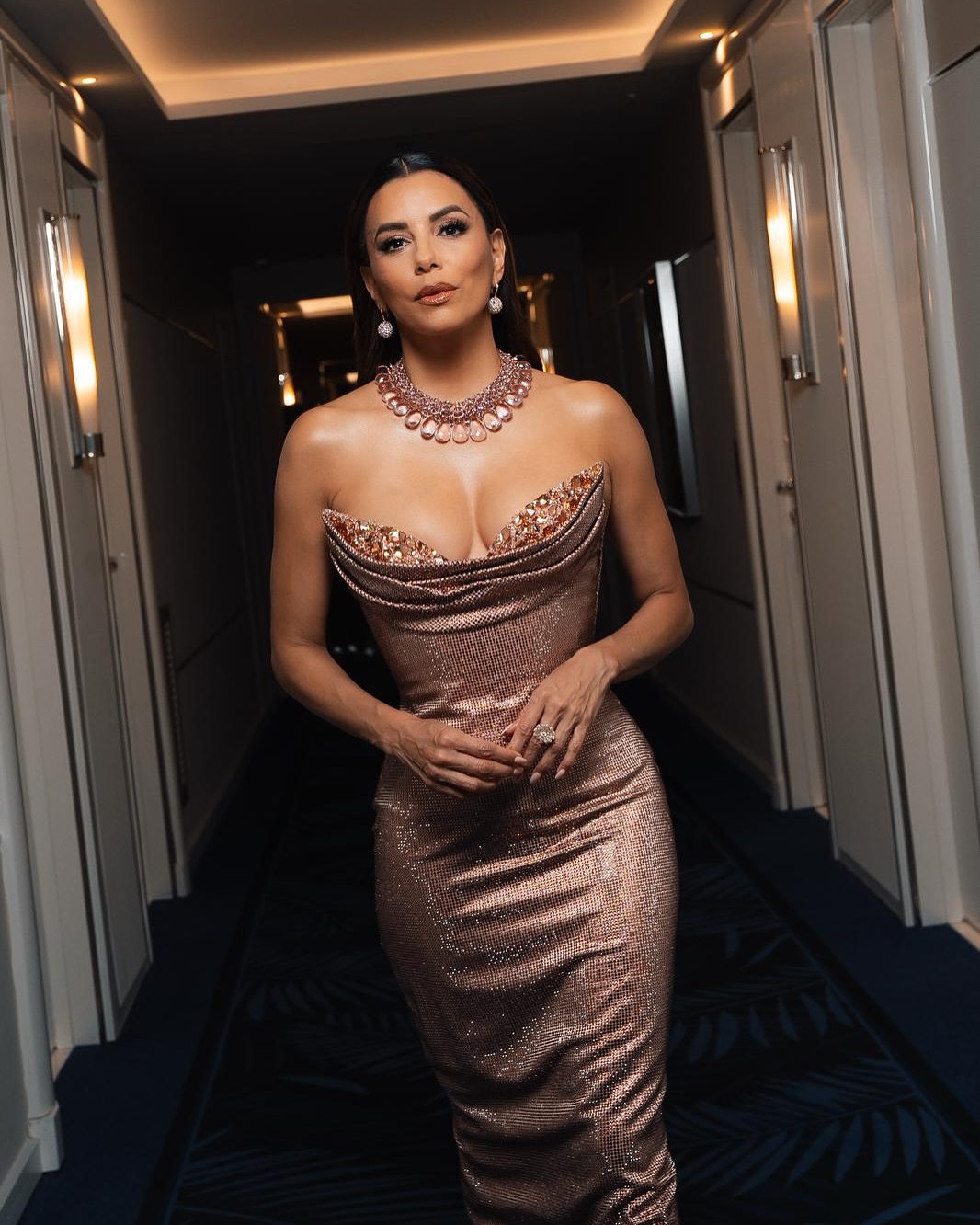 Pretty In Pink: Eva Longoria's Radiant Look