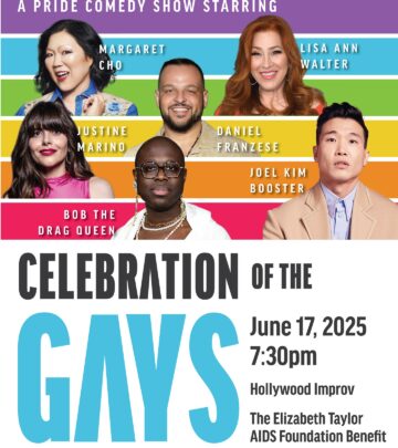 Campy night at Hollywood Improv with top comics, drag star Morgan McMichaels and charity.