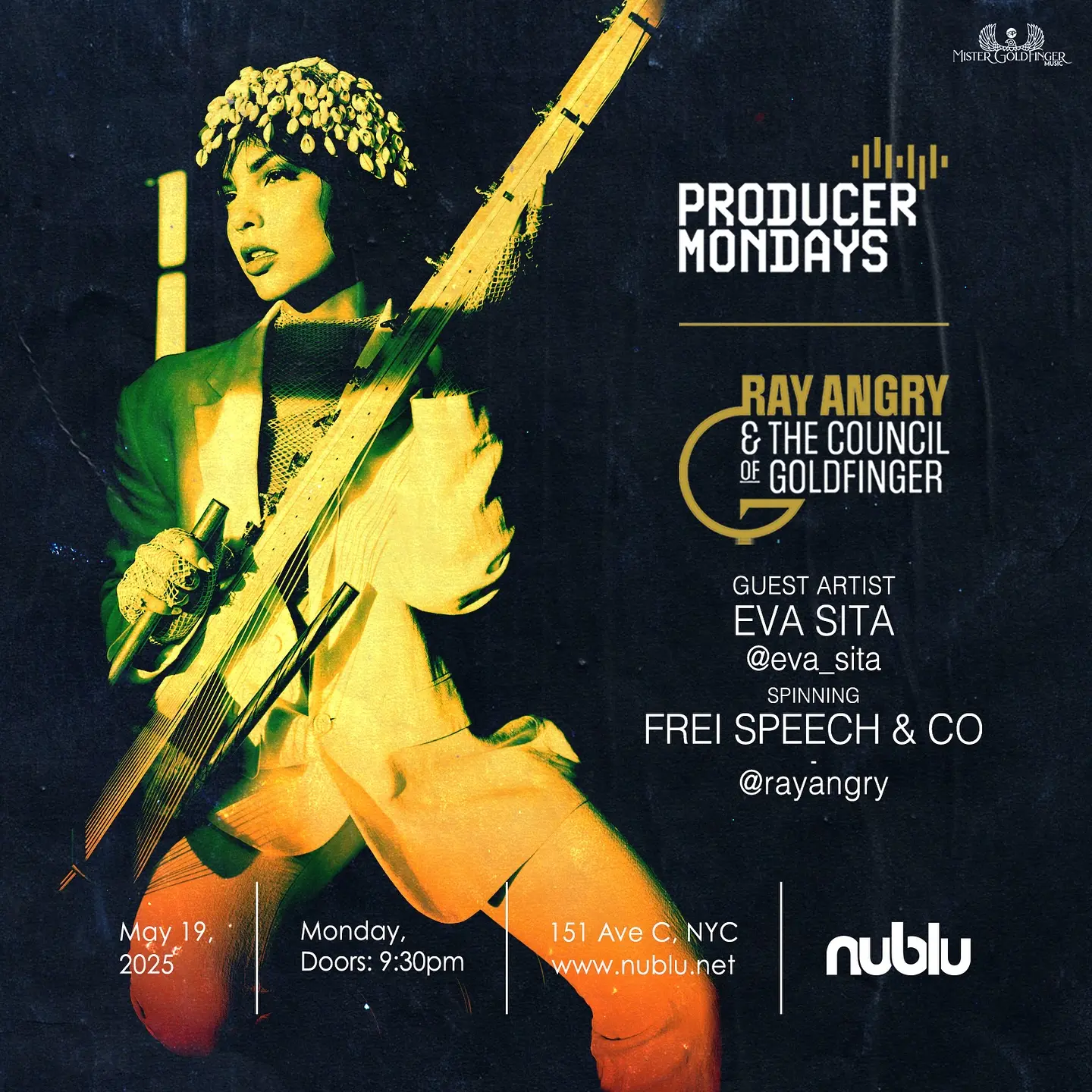 Producer Mondays At Nublu 151 Join an unforgettable night of artistic brilliance and dynamic live music in NYC's core!!