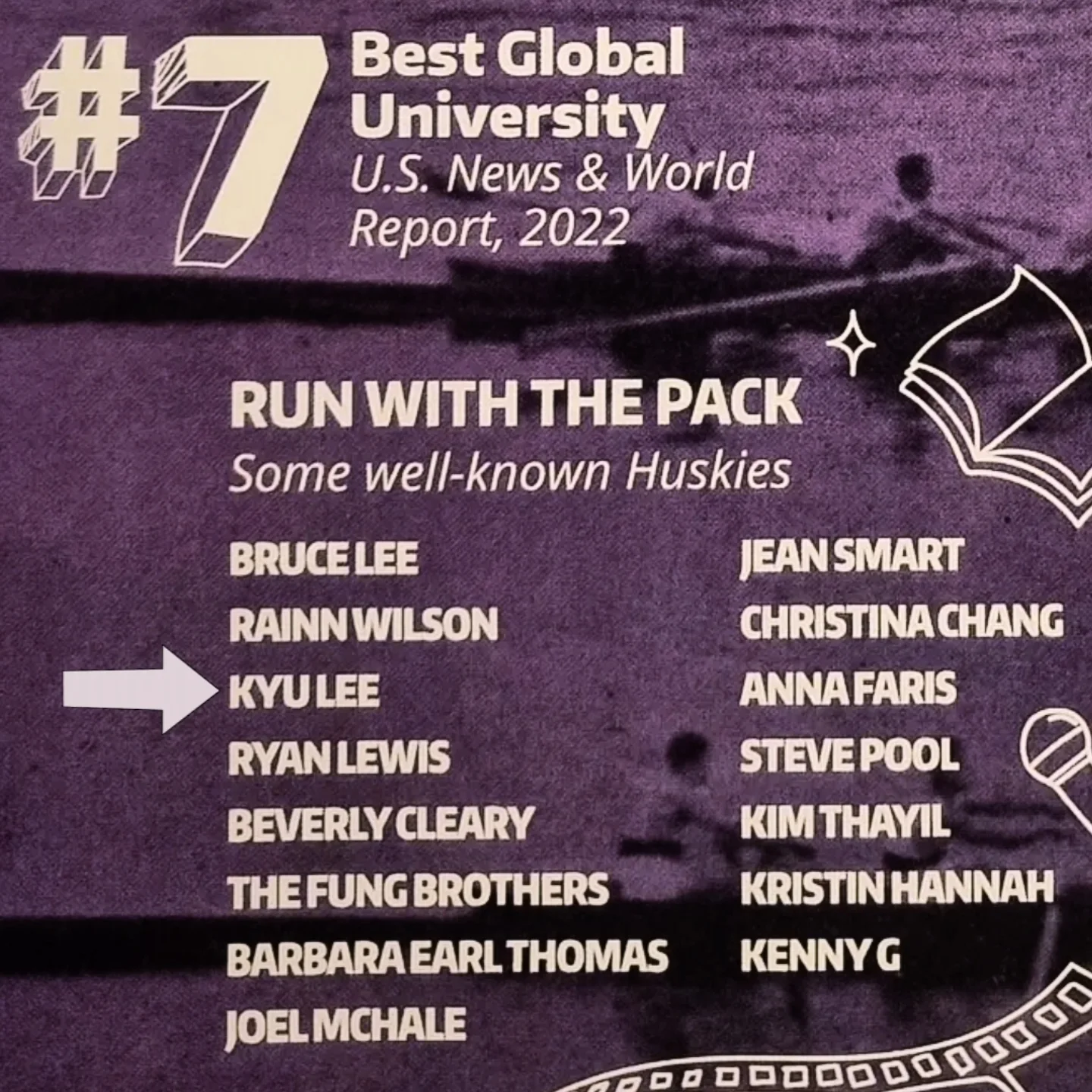 Qflava Among University of Washington Legends Influencer Kyu C. Lee beams after being named among University of Washington Legends list!