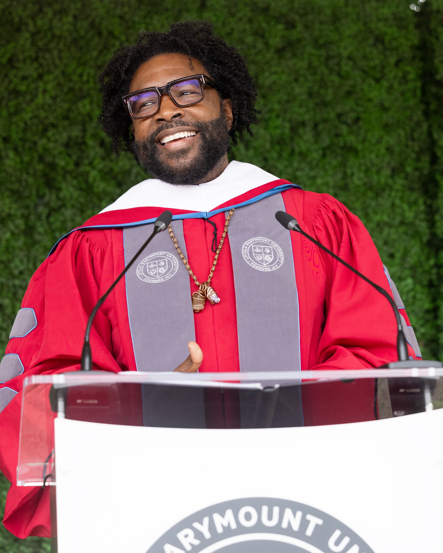 Questlove Inspires Grads With Heartfelt Commencement Speech Questlove inspires LMU grads to lead with heart, embrace gratitude, and celebrate living.