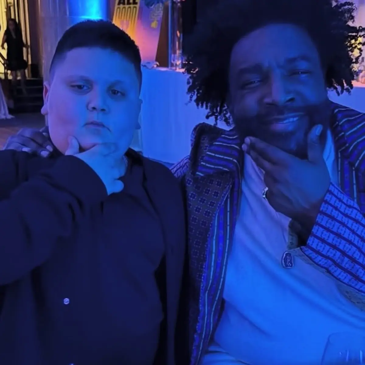 Questlove Just Coolin In Urban Style Music icon Questlove displays urban cool in his latest relaxed Instagram vibe - pure art!