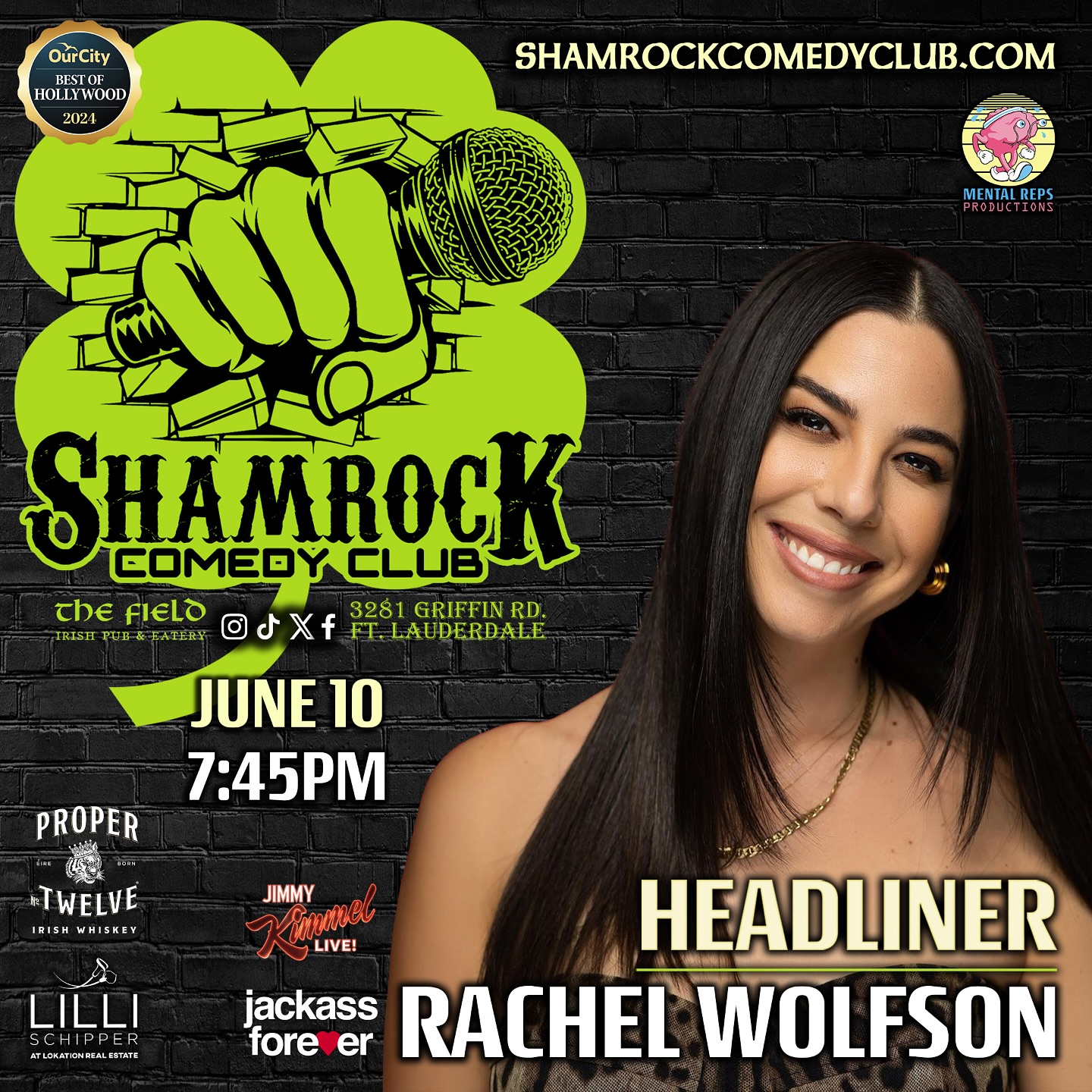 Rachel Wolfson Shines At Fort Lauderdale Comedy Night Rachel Wolfson ignites Fort Lauderdale, blending sharp wit and bold standup flair with fire.