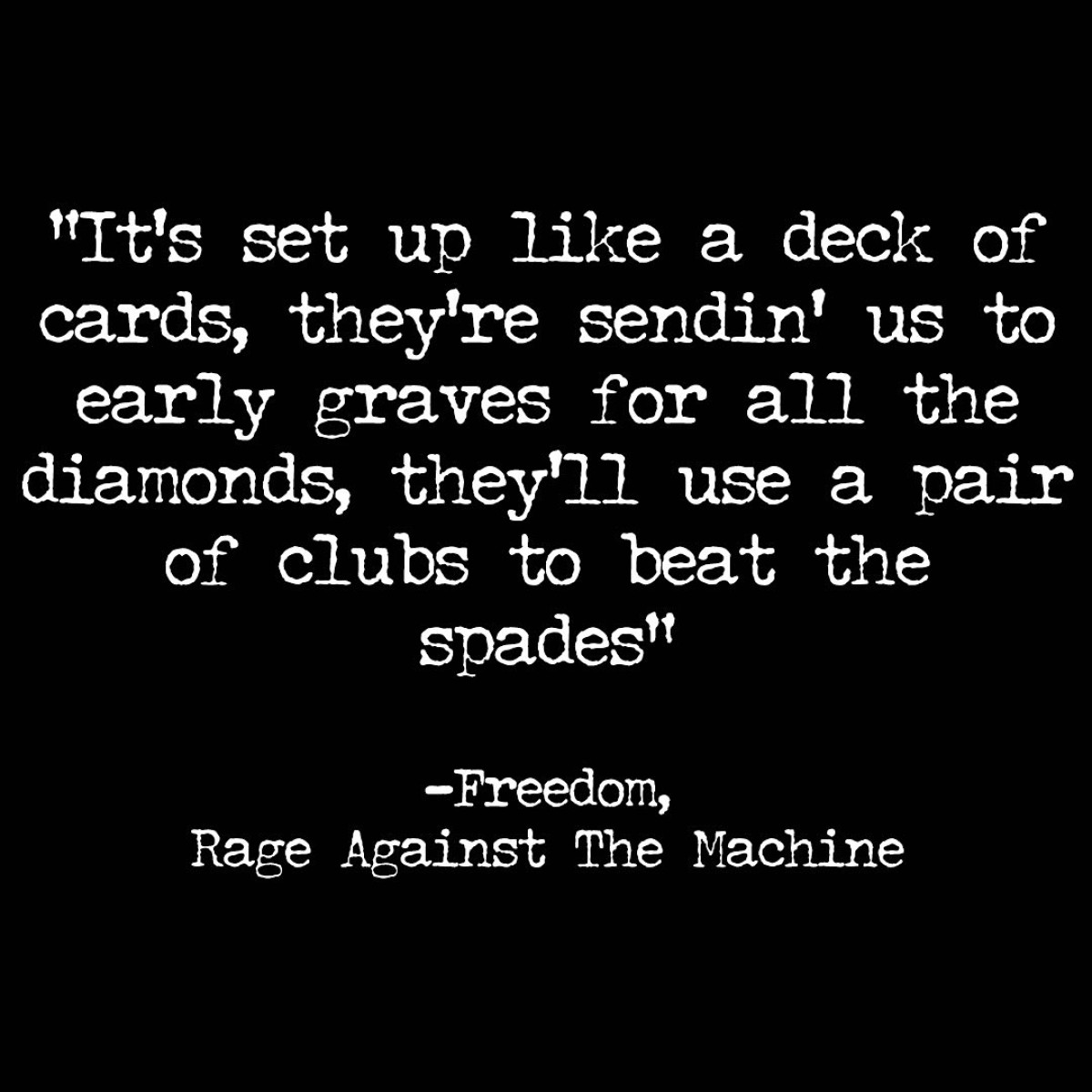 Rage Against The Machine: Card-Themed Lyrics Ignite Fans Social reveal stokes rebel spirit as cryptic imagery ignites online buzz worldwide, anew.!!