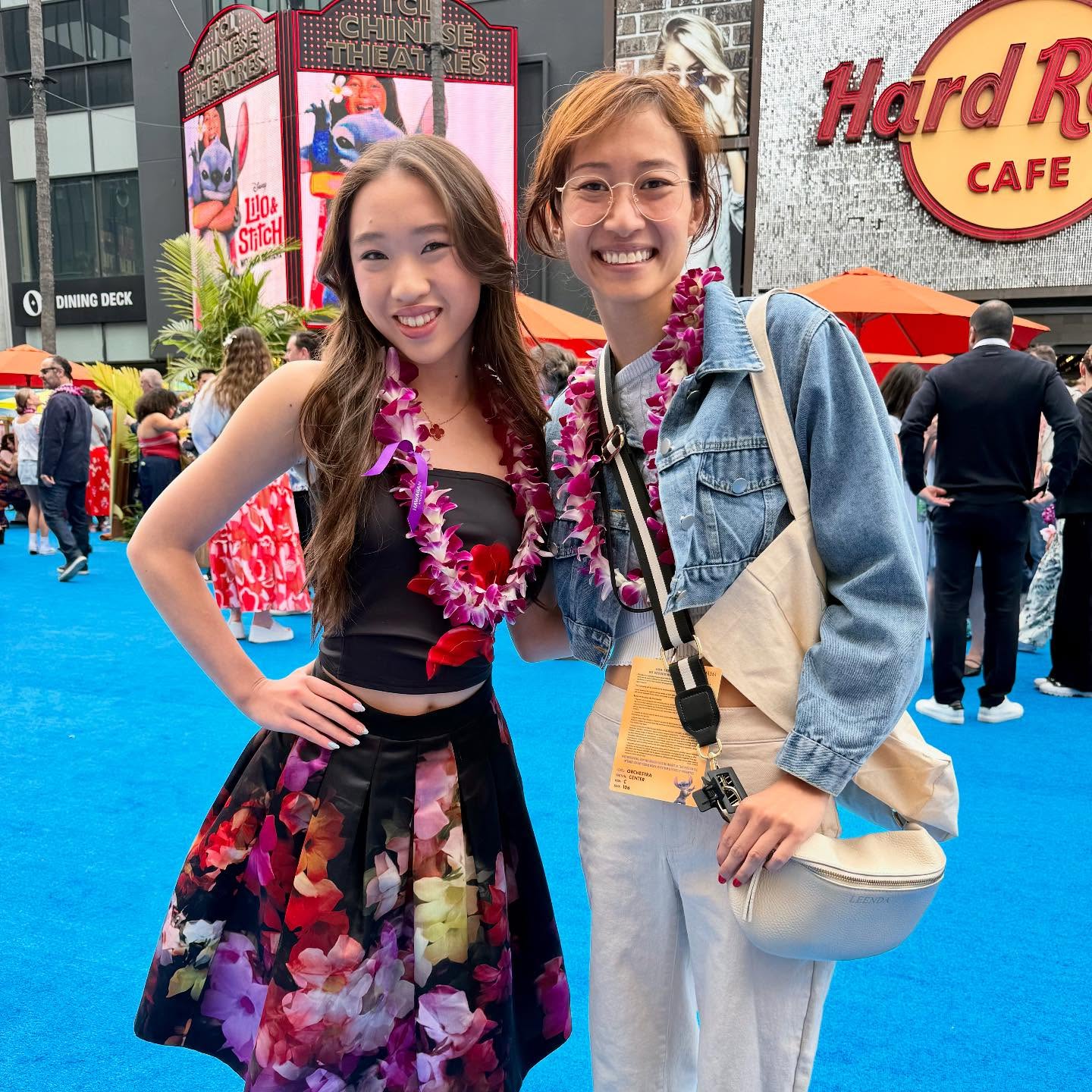 Reagan To Shines at Lilo & Stitch Red Carpet Event