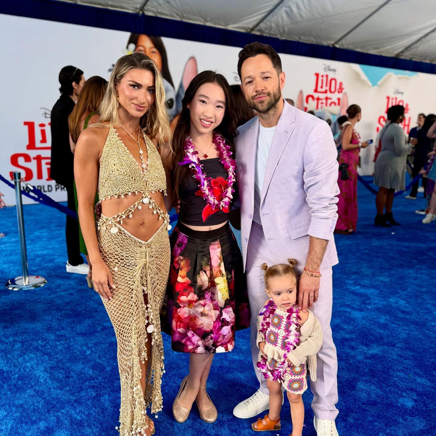 Reagan To Shines at Lilo & Stitch Red Carpet Event