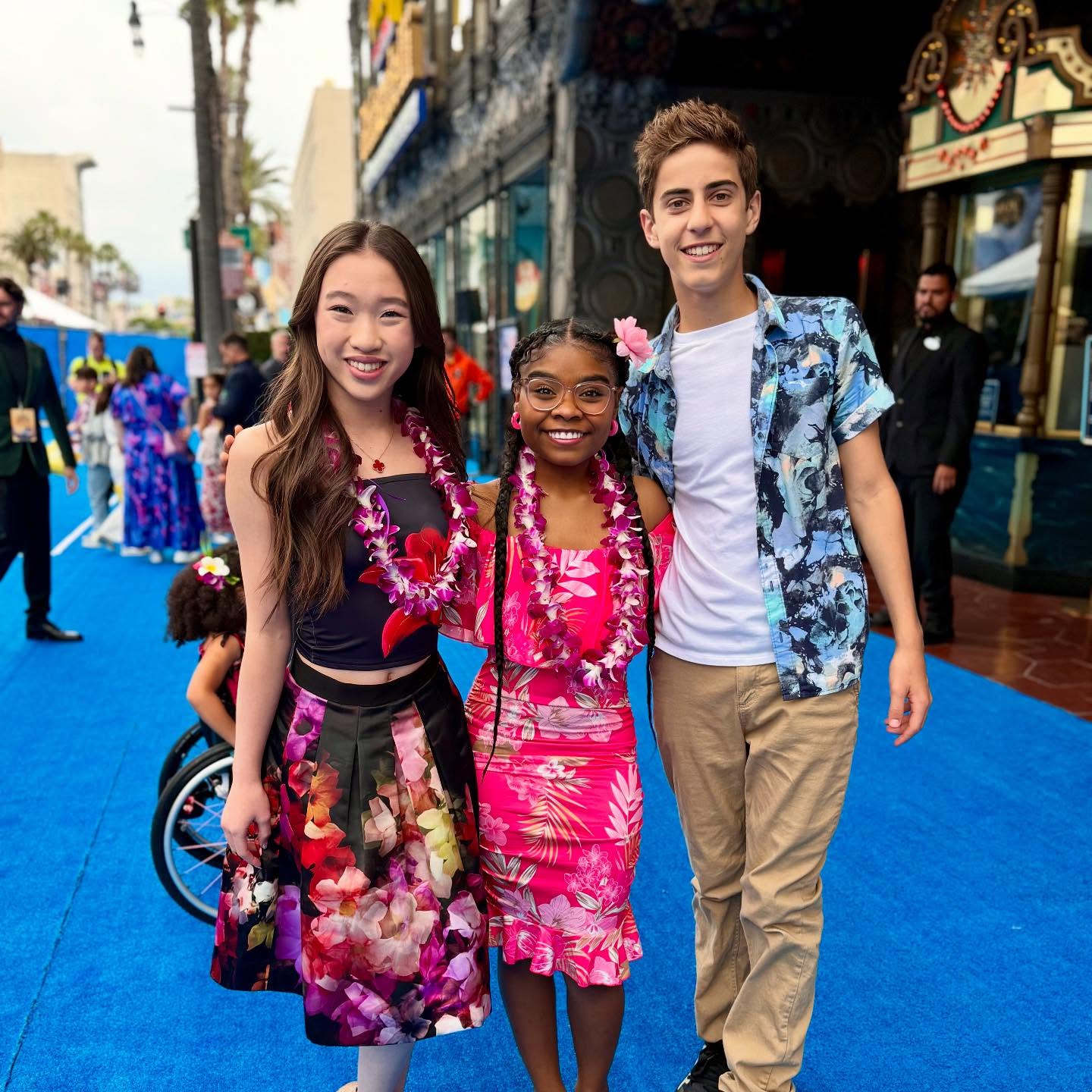Reagan To Shines at Lilo & Stitch Red Carpet Event