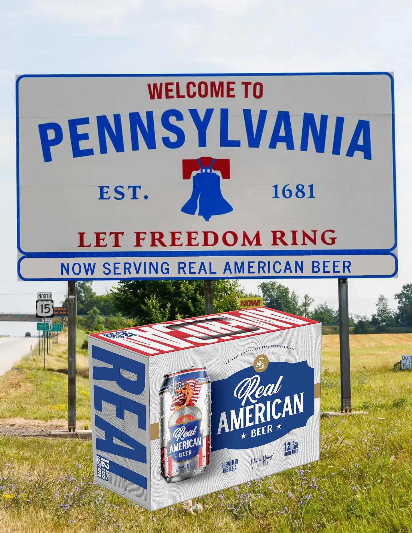 Real American Beer Arrives in Philadelphia with Hulk Hogan PA fans DM’d, emailed and even used ALL CAPS to demand RAB finally hit store shelves now!!
