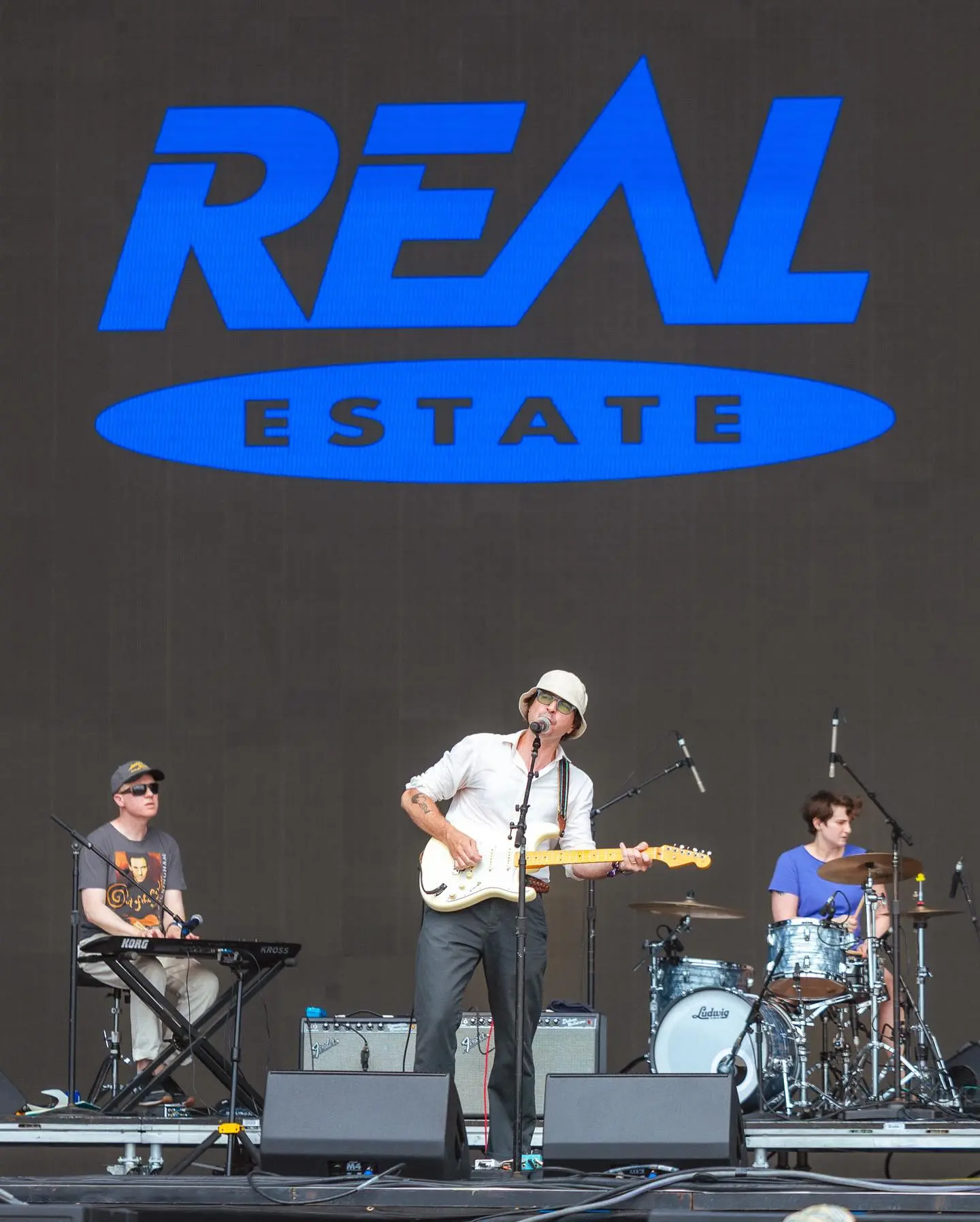 Real Estate Band Embraces Coastal Charm Prime beach vibes shine as the band captures coastal cool in a memorable seaside moment!!!