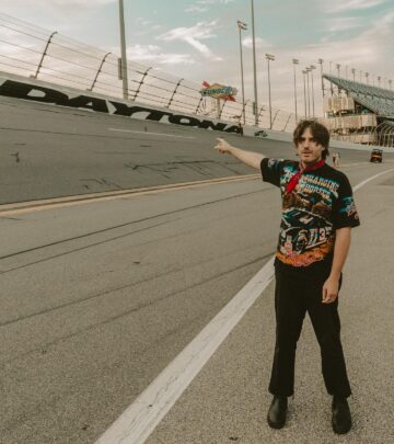 Nostalgia meets high-octane thrills as Eric Haines blends music vibes with Daytona speed.!