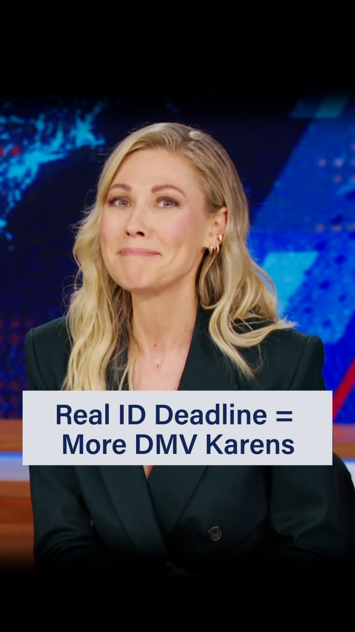 Real ID Deadline Sparks Karen National Guard Reference Desi Lydic’s tweet on the Real ID deadline sparks humor, urging call for Karen Guard now!!