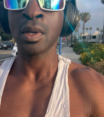Real Mike Estime Rocks Bold Birthday Run Look