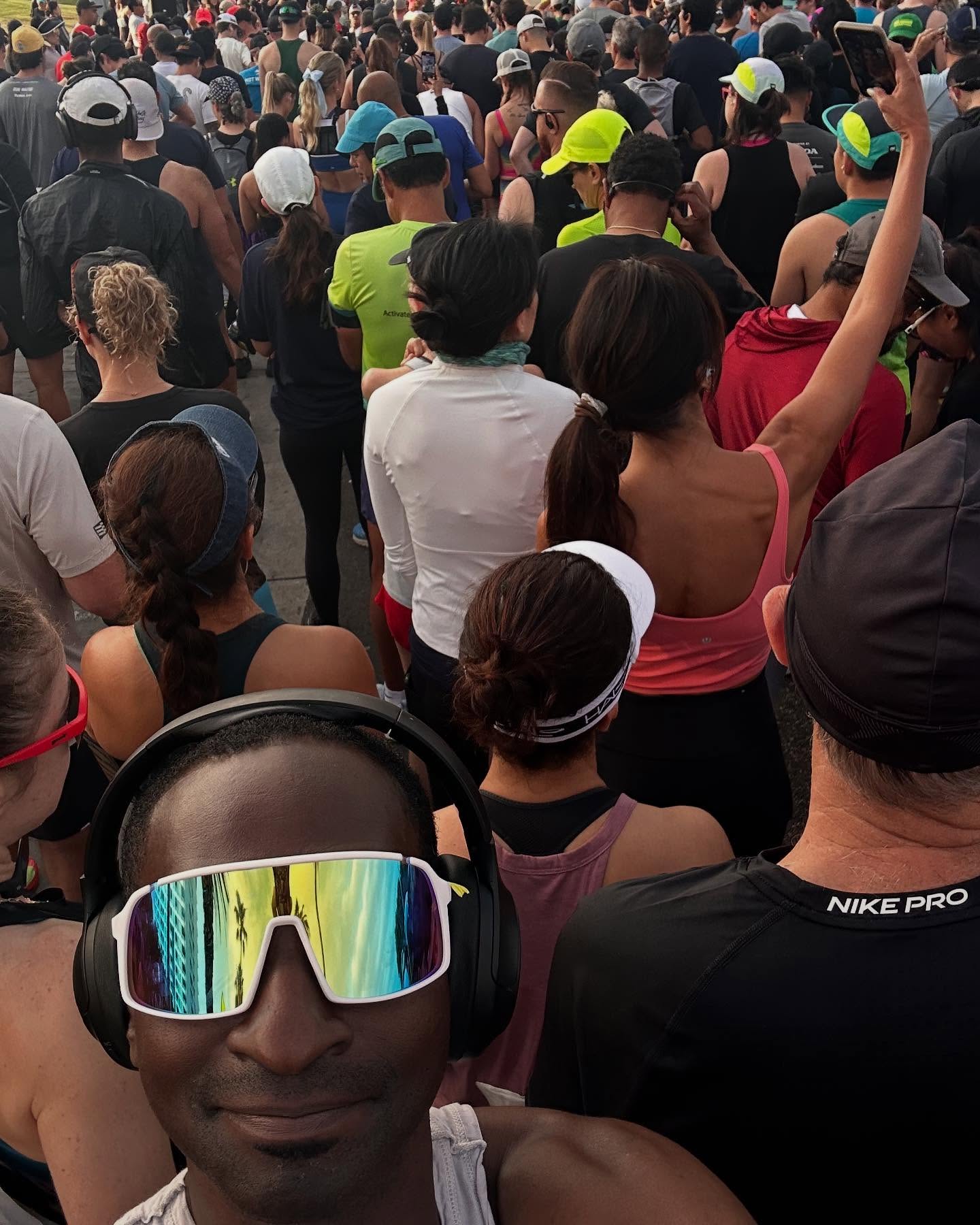 Real Mike Estime Rocks Bold Birthday Run Look