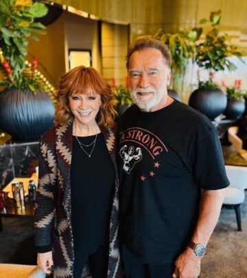 Reba McEntire Meets Schwarzenegger In NYC