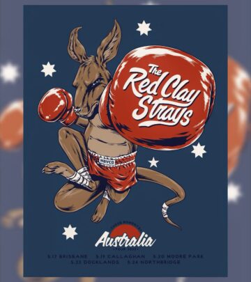 Red Clay Strays Launch Australia Tour Merch
