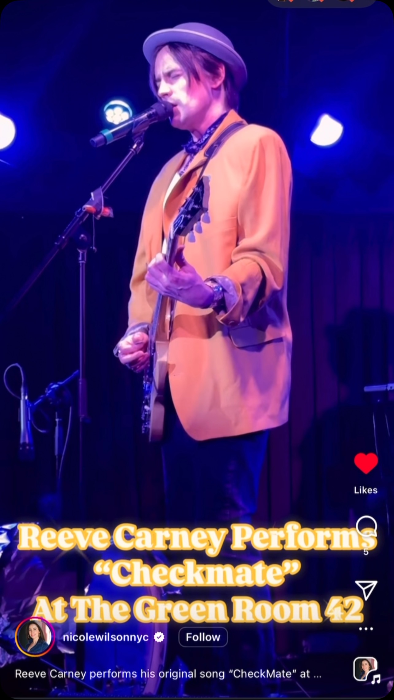 Legendary Broadway divas come alive in a show at Green Room42 as Reeve Carney returns!!!!
