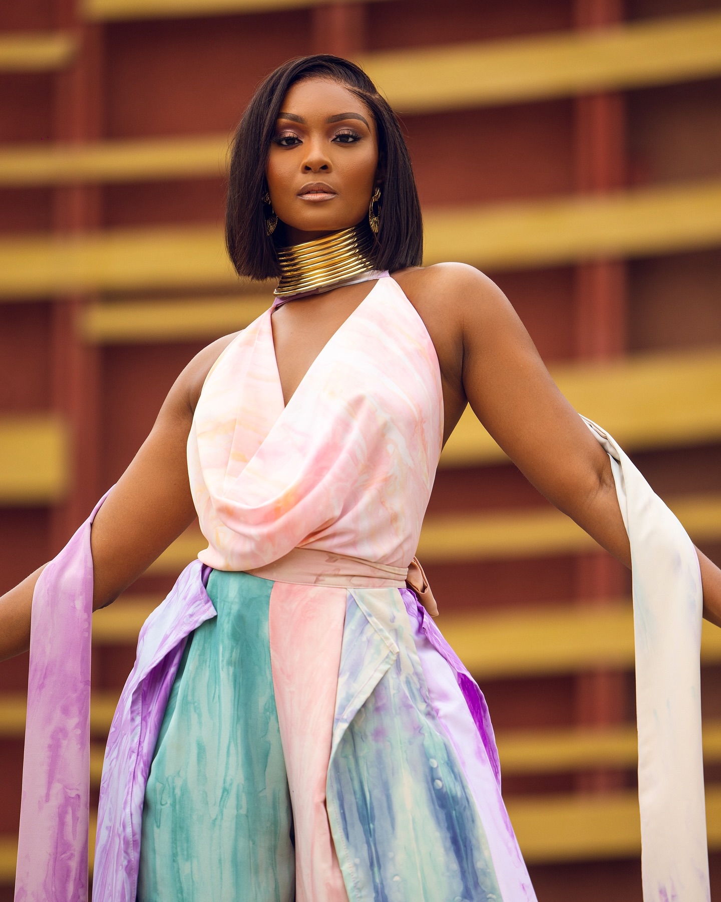 Bold visuals and Nigerian elegance merge in a stunning shoot with Akin Faminu and Sisiano.