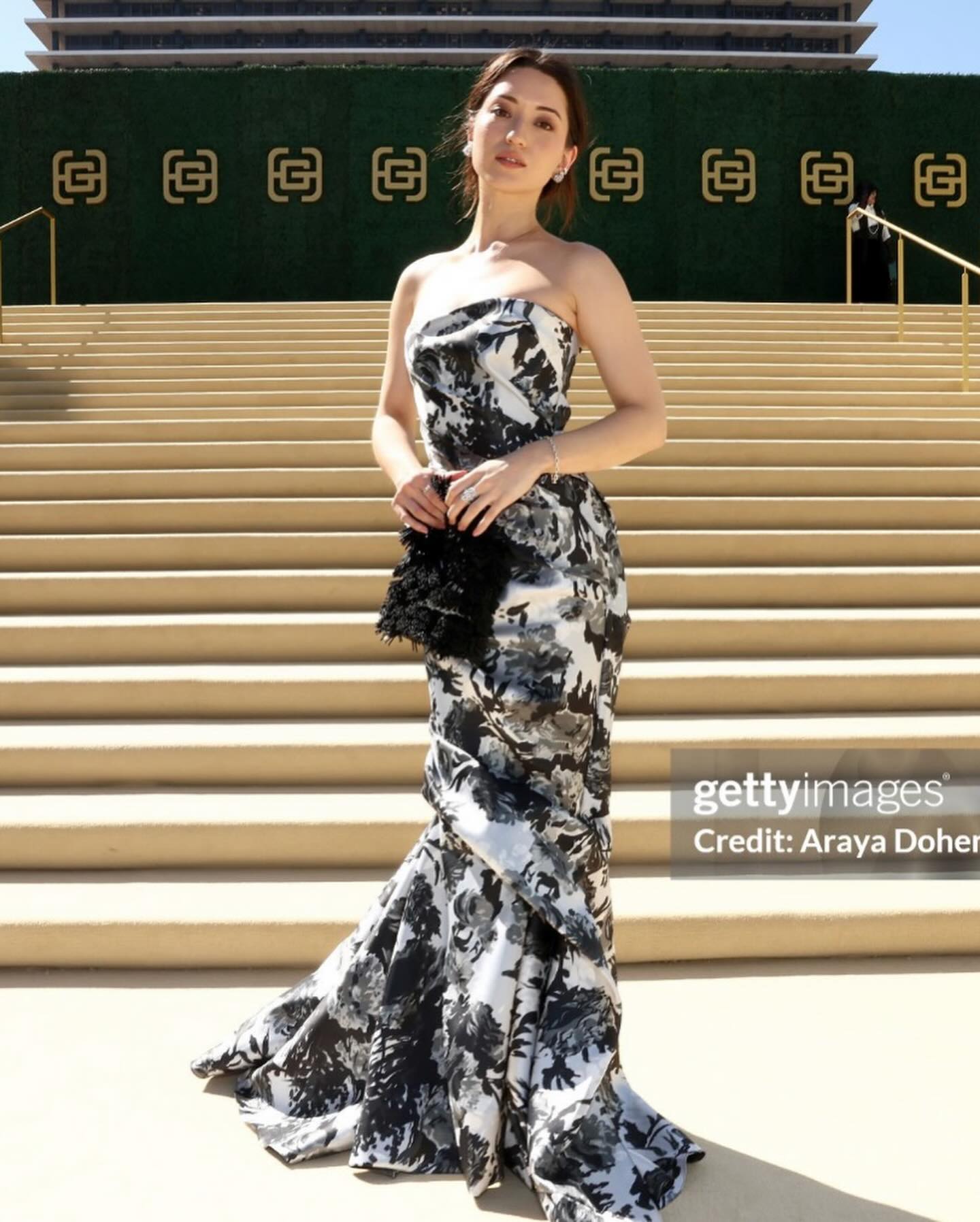 Reina Hardesty Glows At First Gold Gala