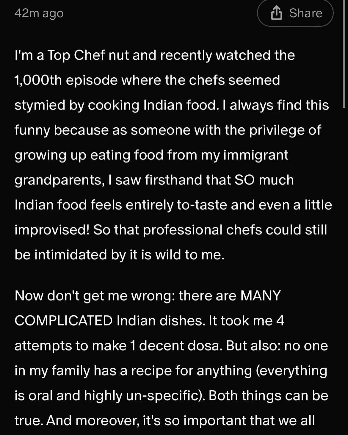 Rekha Shankar Launches Indian Cooking Tips on Patreon