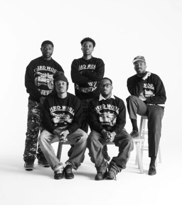 Charlotte hip-hop star drops raw B&W shots and one-word caption stirring album speculation