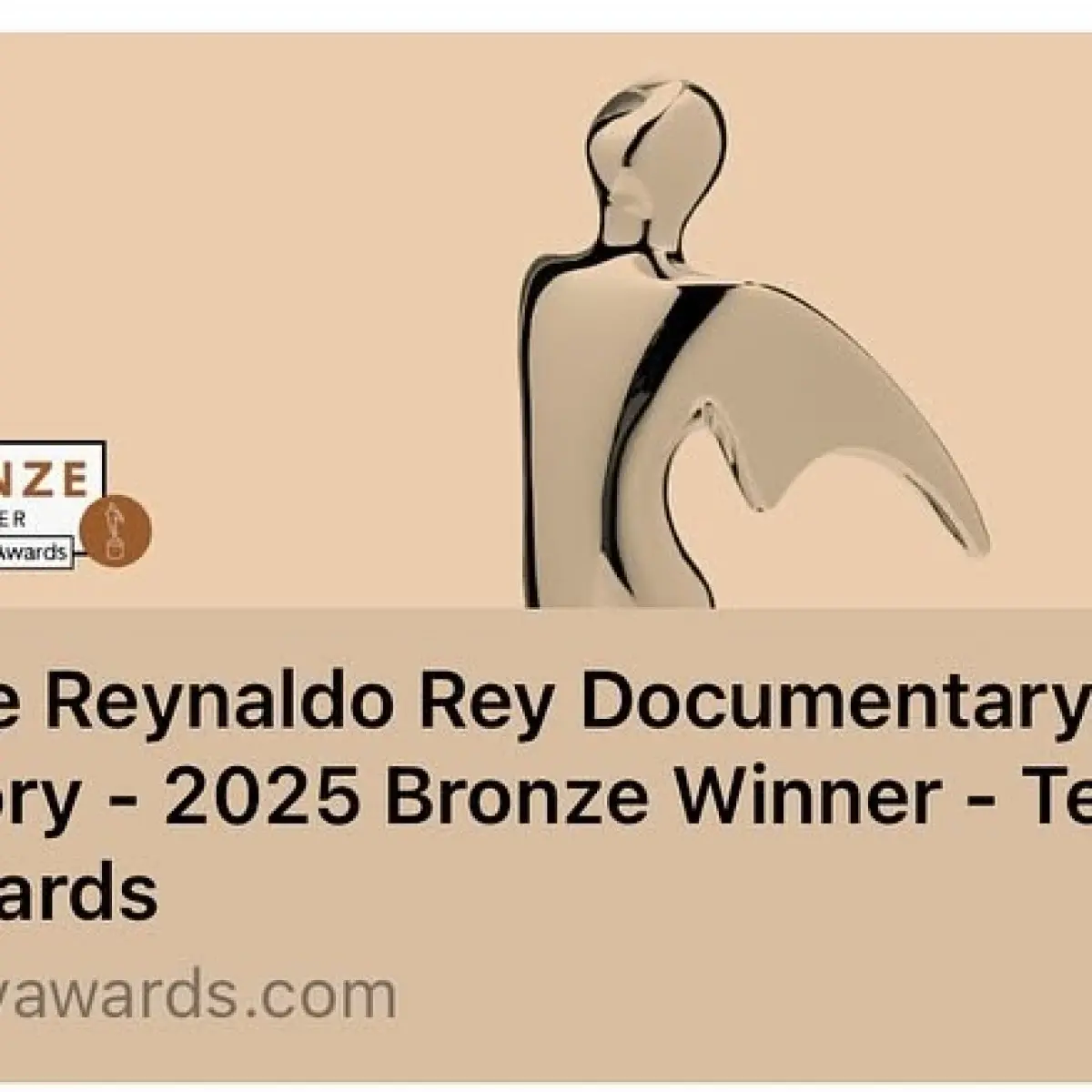 Reynaldo Rey Documentary Wins Telly Award Reynaldo Rey’s legacy celebrated as Cocoa Brown’s documentary picks up first Telly Award.