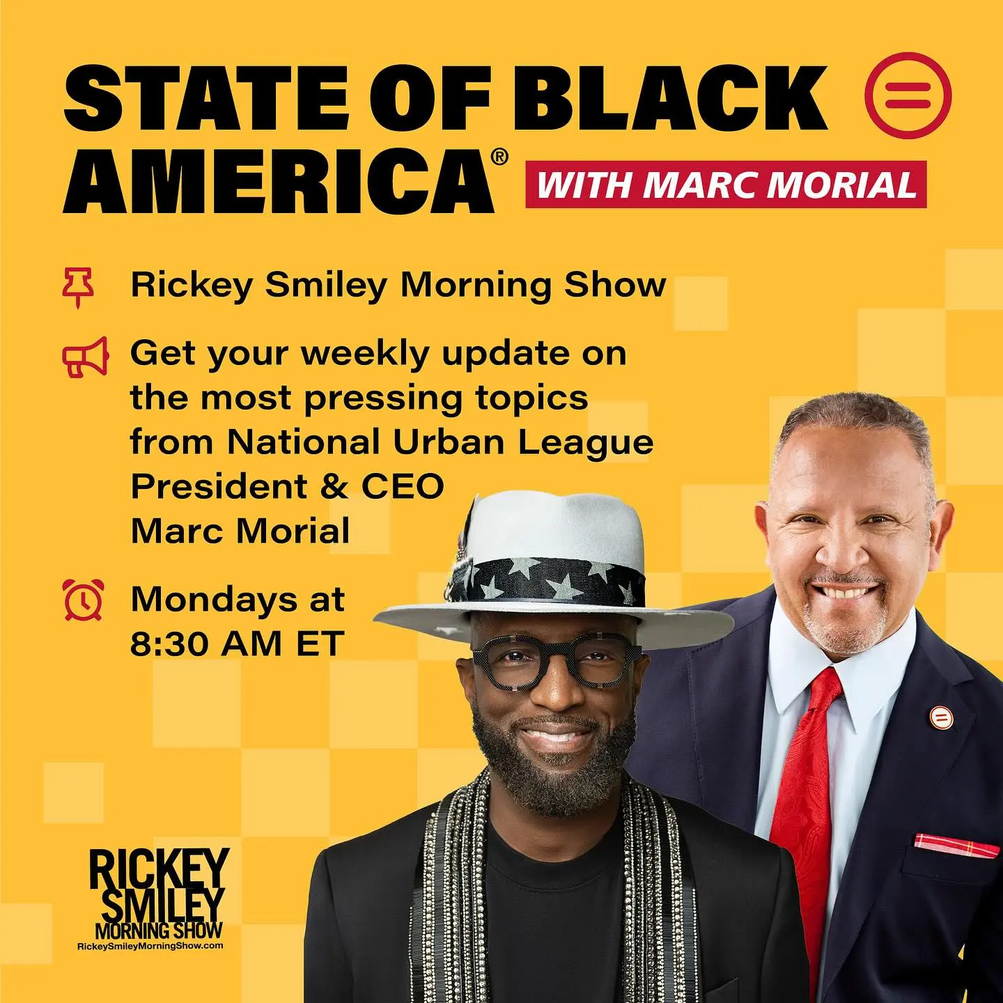 Rickey Smiley Hosts Insightful Morning Segment Morning Radio Insights Merging Culture, Comedy & Conversations on State of Black America!!