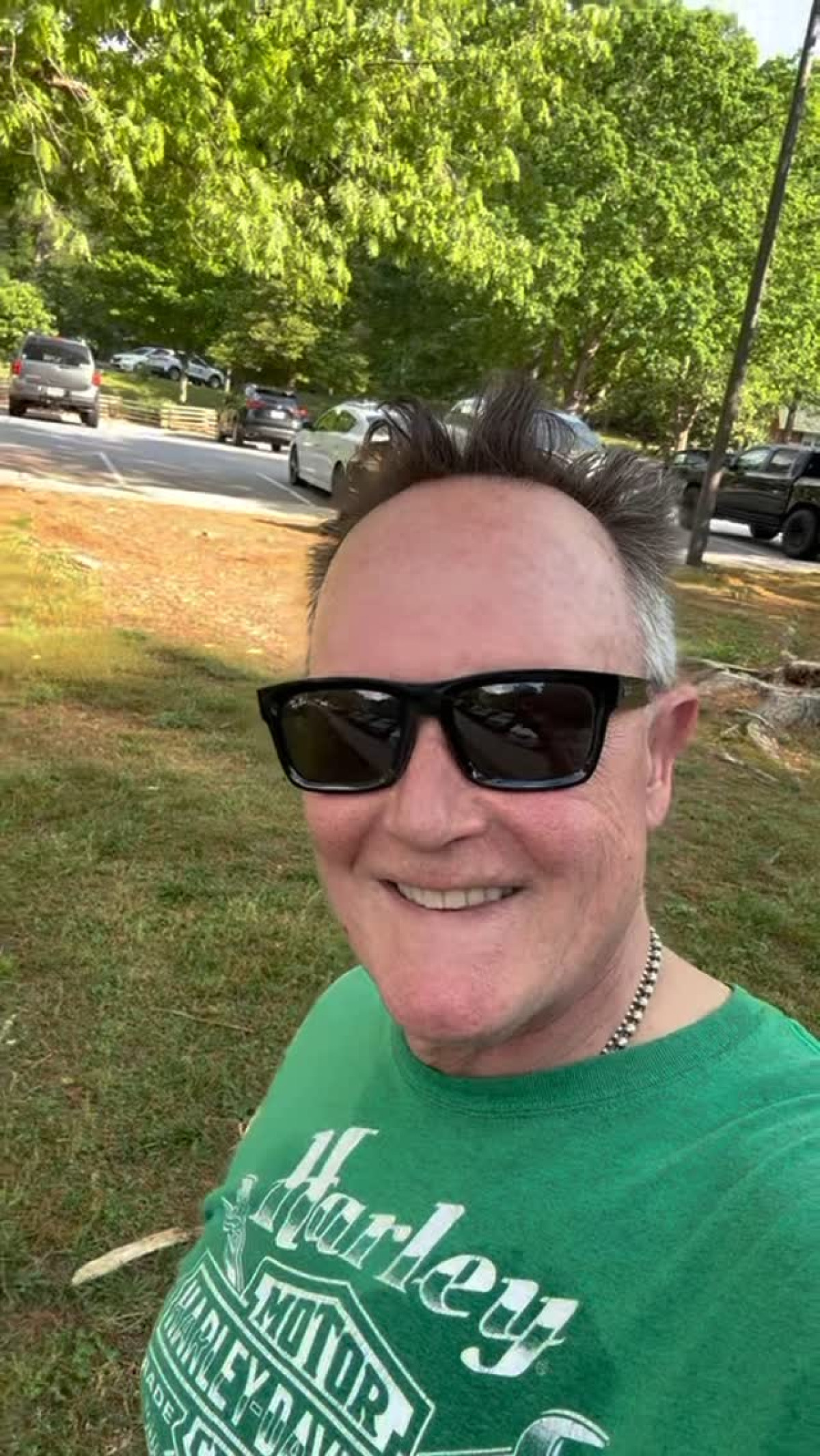 Veteran actor embraces nature and fitness on a scenic Kennesaw Mountain hike.