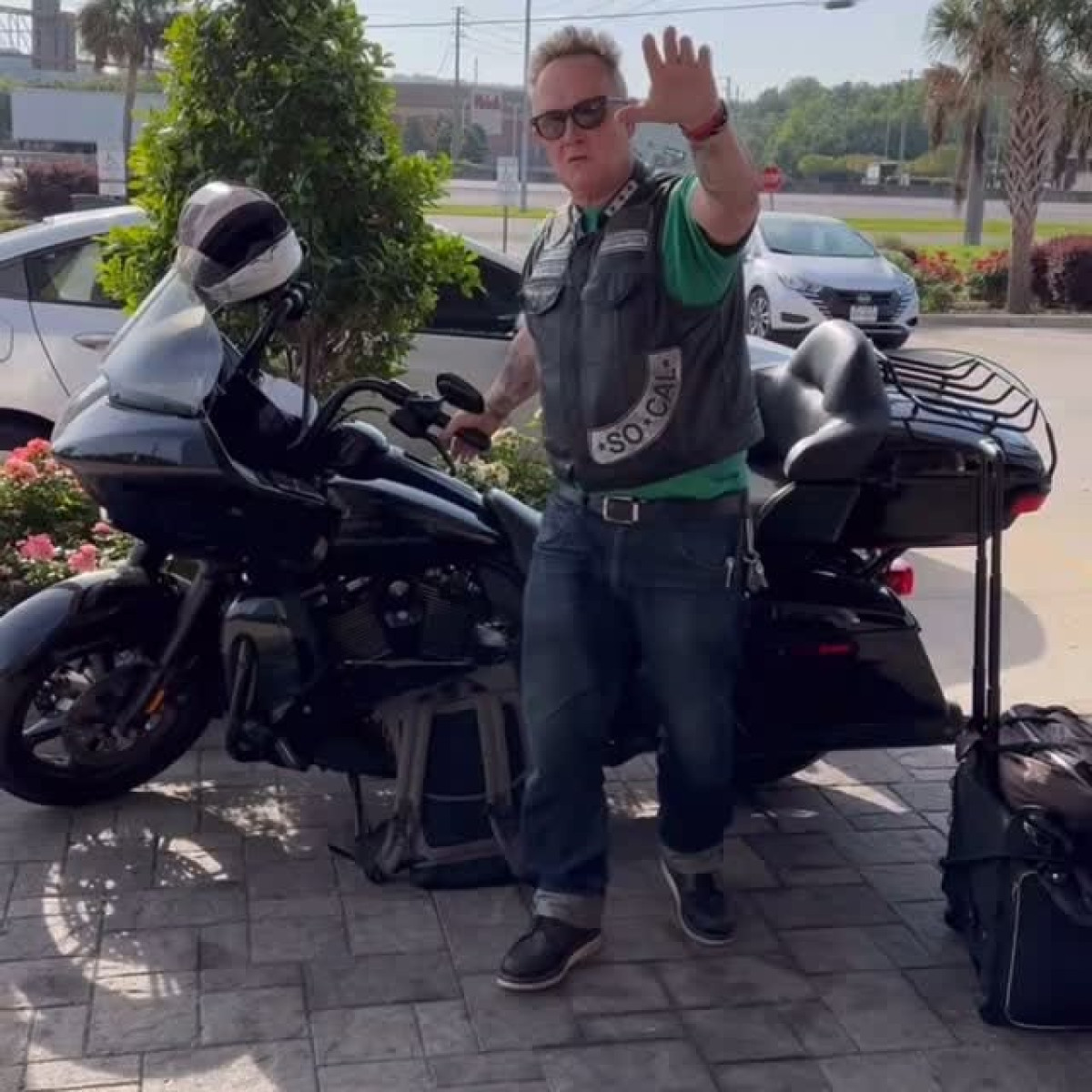 Robert Patrick Drives Through Storms For Tulsa King Storming through rain and highways, Robert Patrick rides hard to Atlanta for filming Tulsa King.