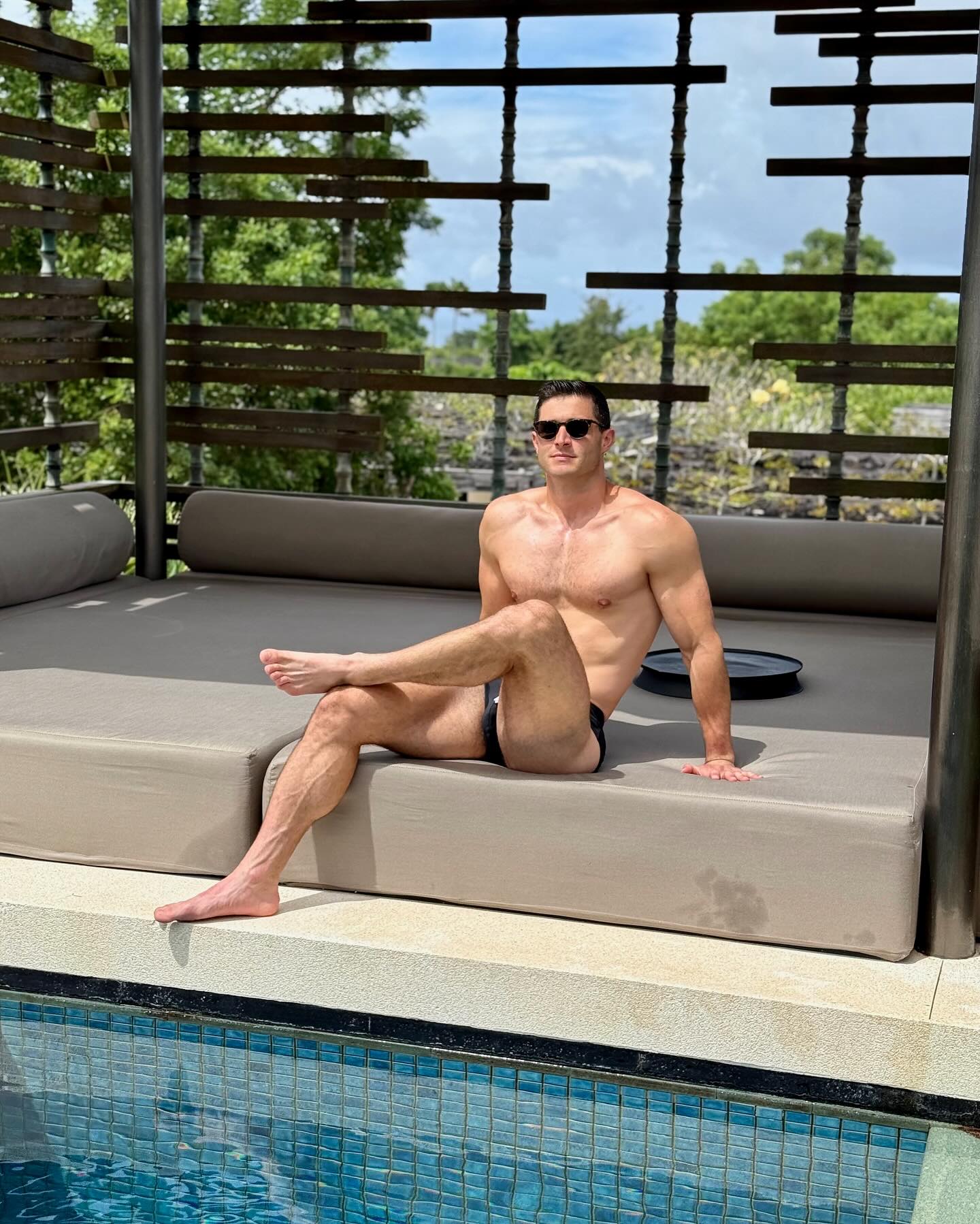 Roberto Portales’ Bali Retreat Sparks Debate Roberto Portales' Bali poolside bliss blends travel, health, and iconic speedo style Wow!!