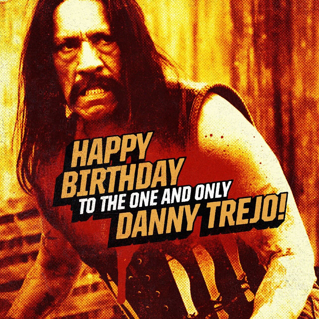 Rodriguez Wishes Danny Trejo a Happy Birthday Rodriguez sends birthday cheers to his primo Danny Trejo with heartfelt Instagram tribute!