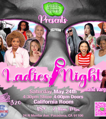 Laughter awaits this Saturday at 4:30 PM PDT in Pasadena as comedy icon Rolonda awaits fans