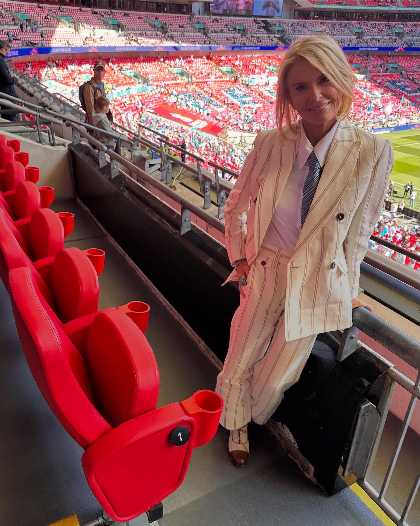 Sporting fervor meets celebrity elegance at an unforgettable FA Cup showdown at Wembley!!