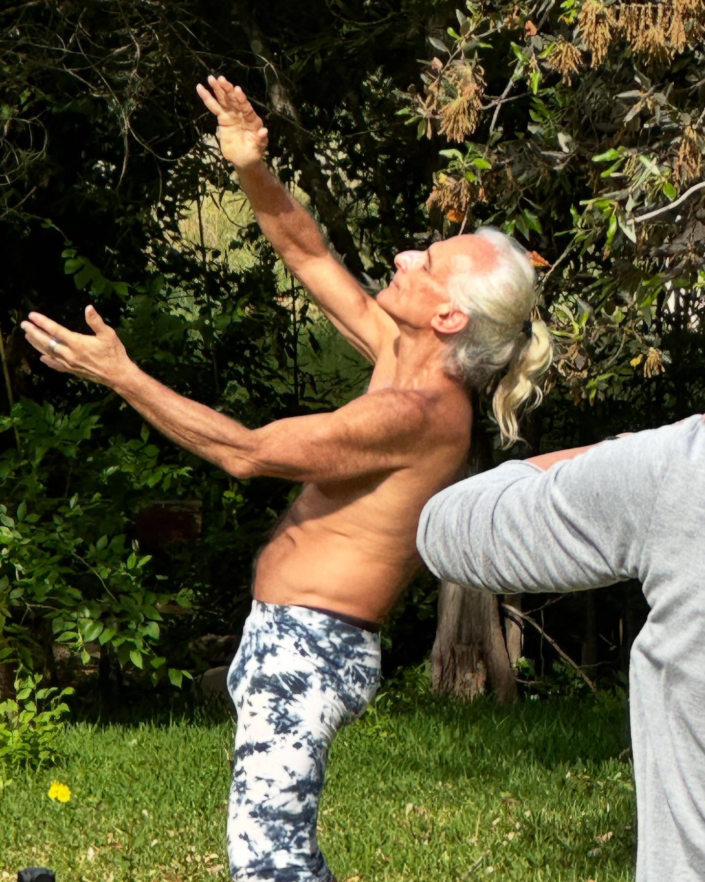 Romina Power Embraces Yoga In Salento