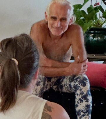 Romina Power Embraces Yoga With Simon Borg Olivier