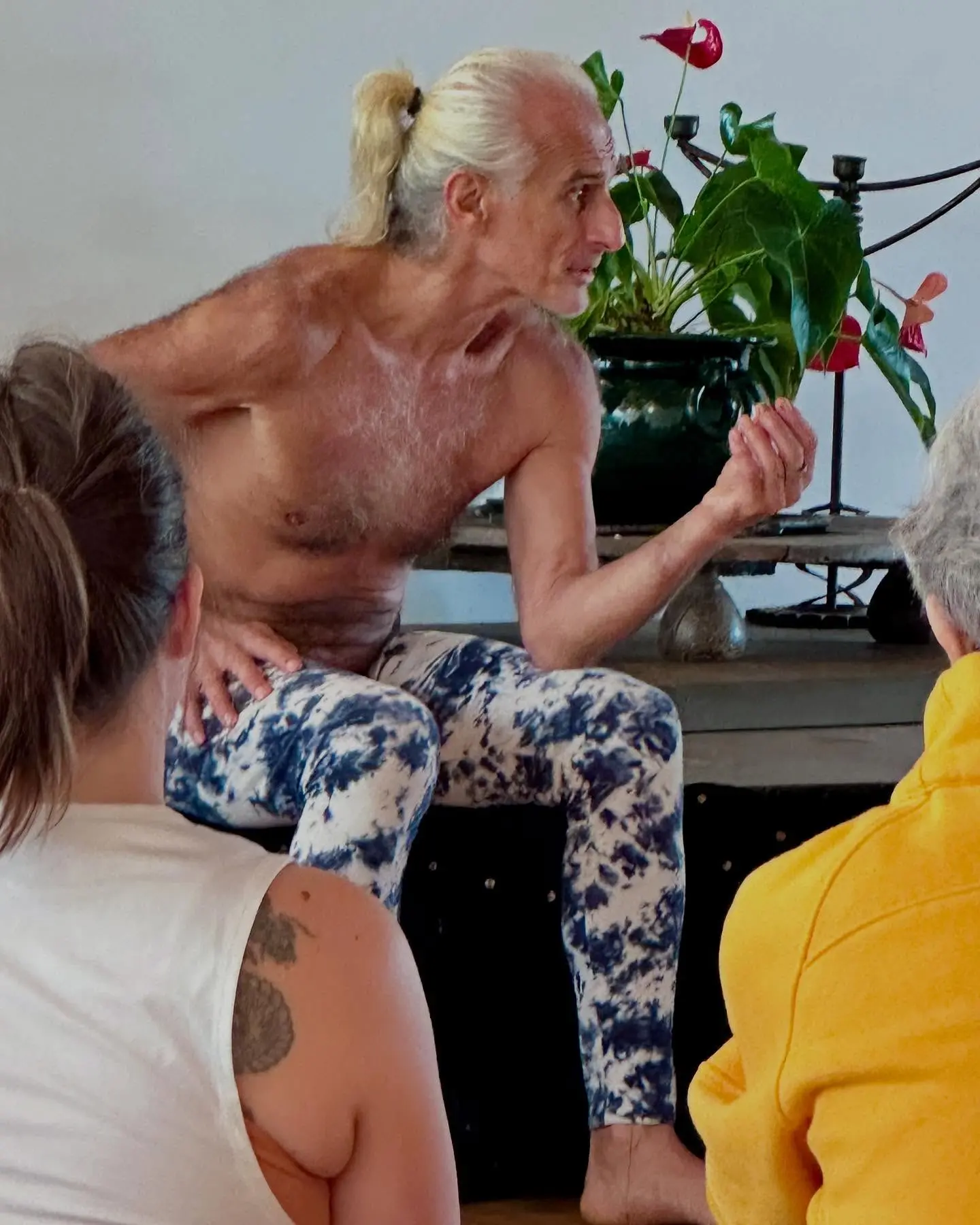 Romina Power Embraces Yoga With Simon Borg Olivier
