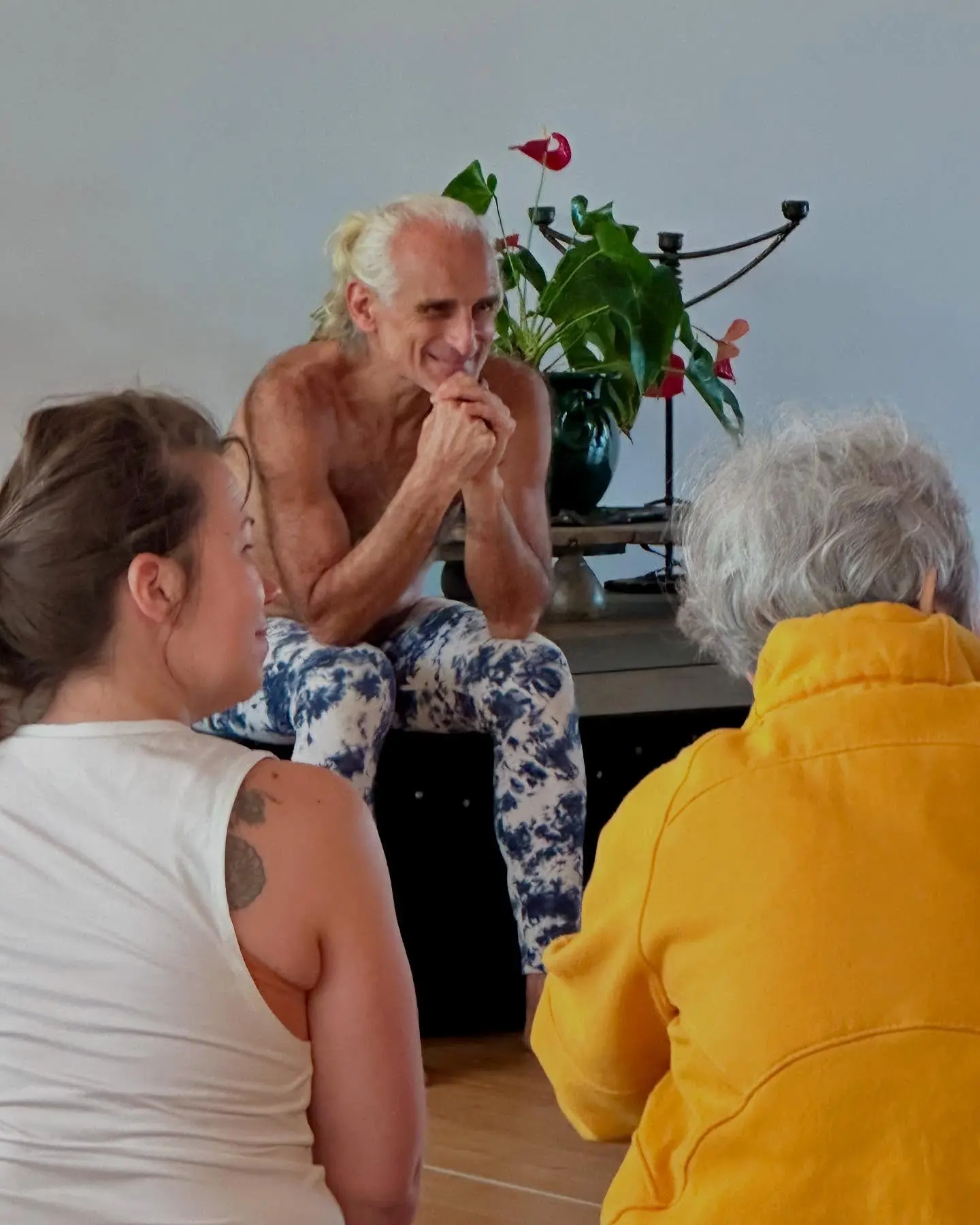 Romina Power Embraces Yoga With Simon Borg Olivier