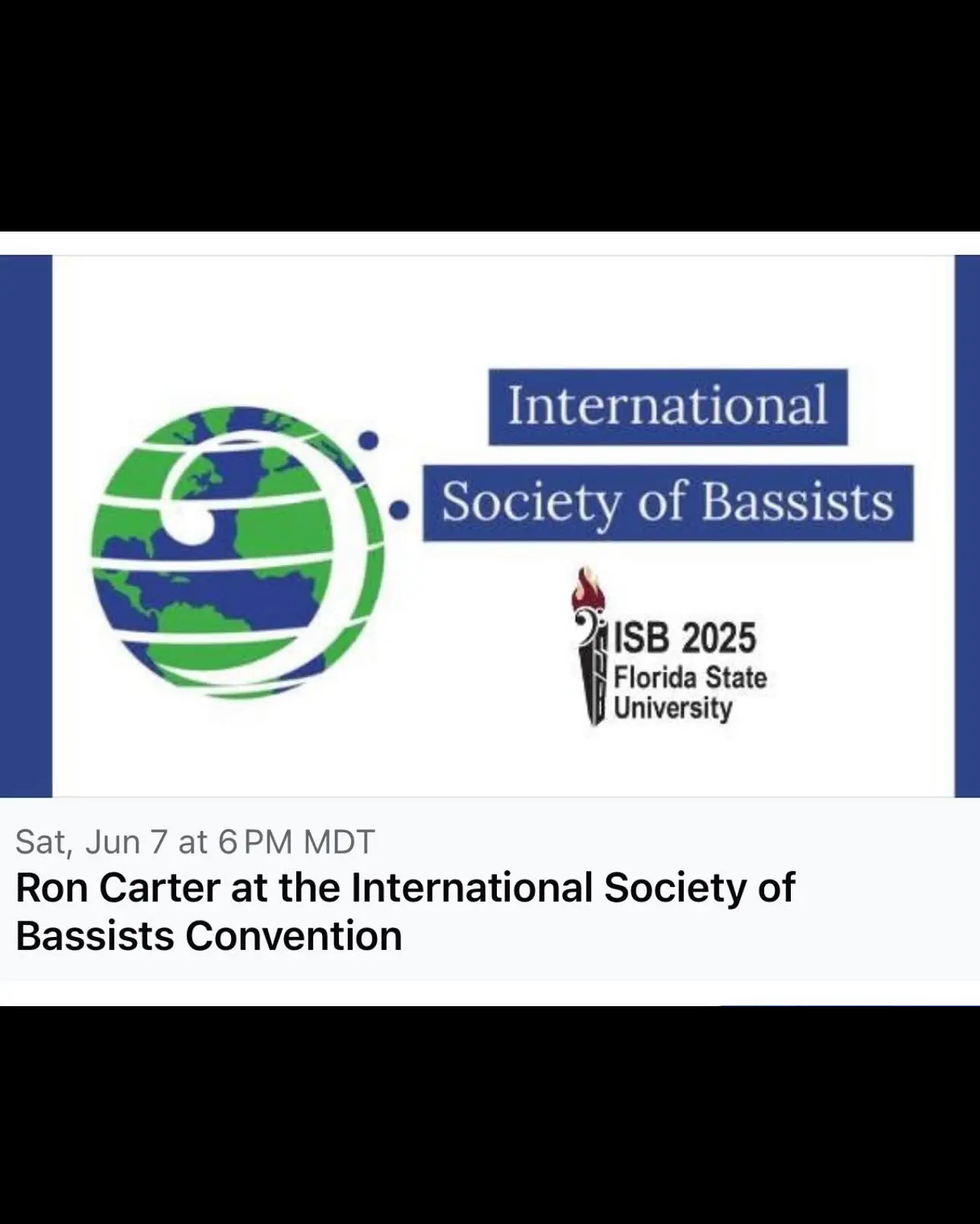 Ron Carter Announces Upcoming Performance Schedule