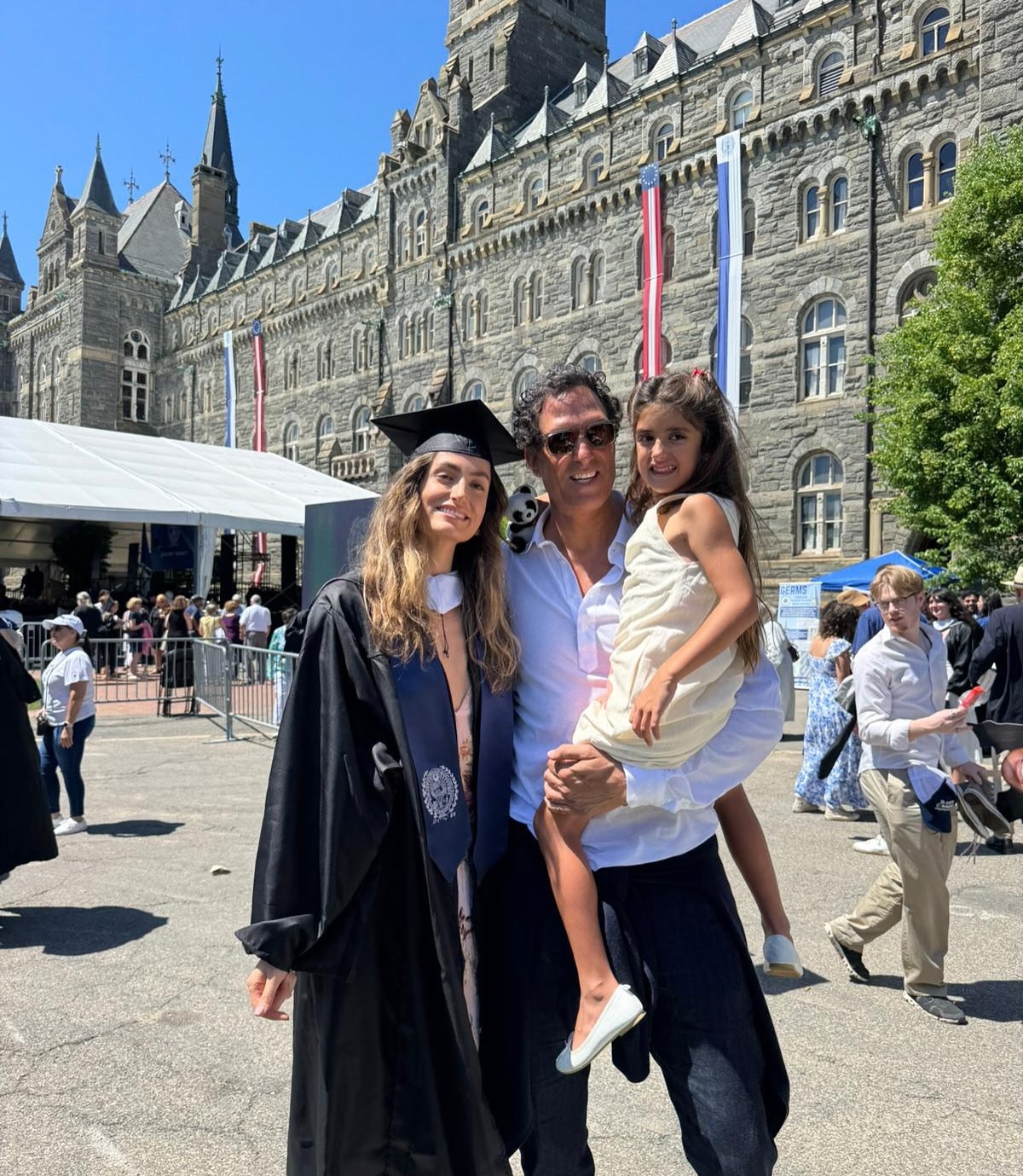 Rony Seikaly Celebrates Georgetown Graduation Milestone Celebrating academic triumph and family pride as Georgetown Class of 2025 shines bright!!